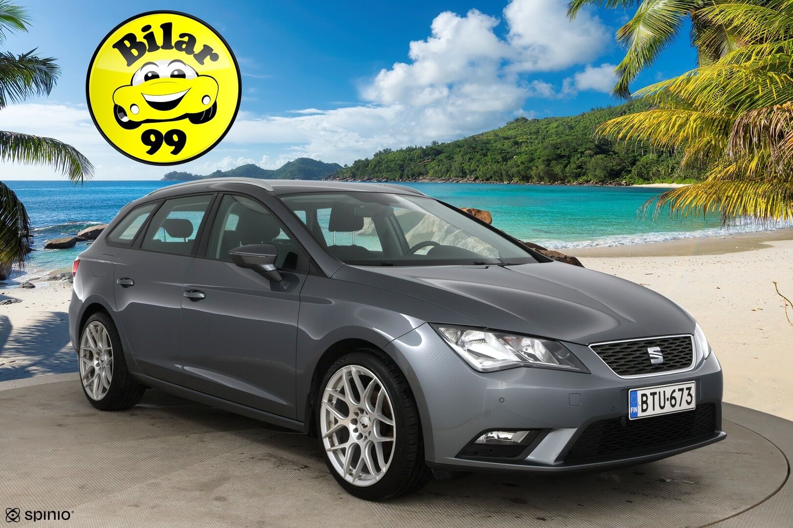 Seat Leon ST 2016 1,0 TSI 115 Ecomotive Style - Suomi-auto / Vakkari / Lohkolämmitin / P. Tutkat / 2x renkaat aluvantein! / Hihna vaihdettu & Hyvin huollettu