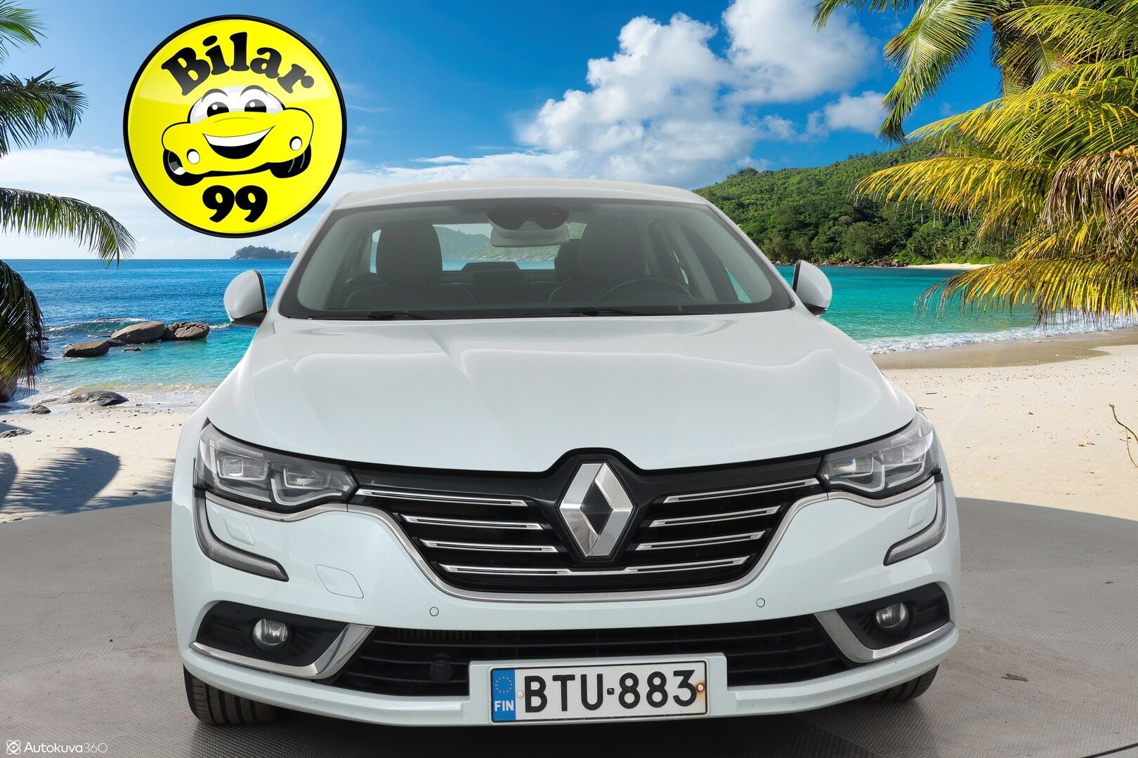Renault Talisman 2017 Sedan TCe 200 EDC7 Intens **HUD / Adapt. vakkari / Keyless / Ilmastoidut penkit / Lohko / P.kamera** - Suomi-Auto / Blind Spot / Brake Assist / P-tutkat / Bluetooth 