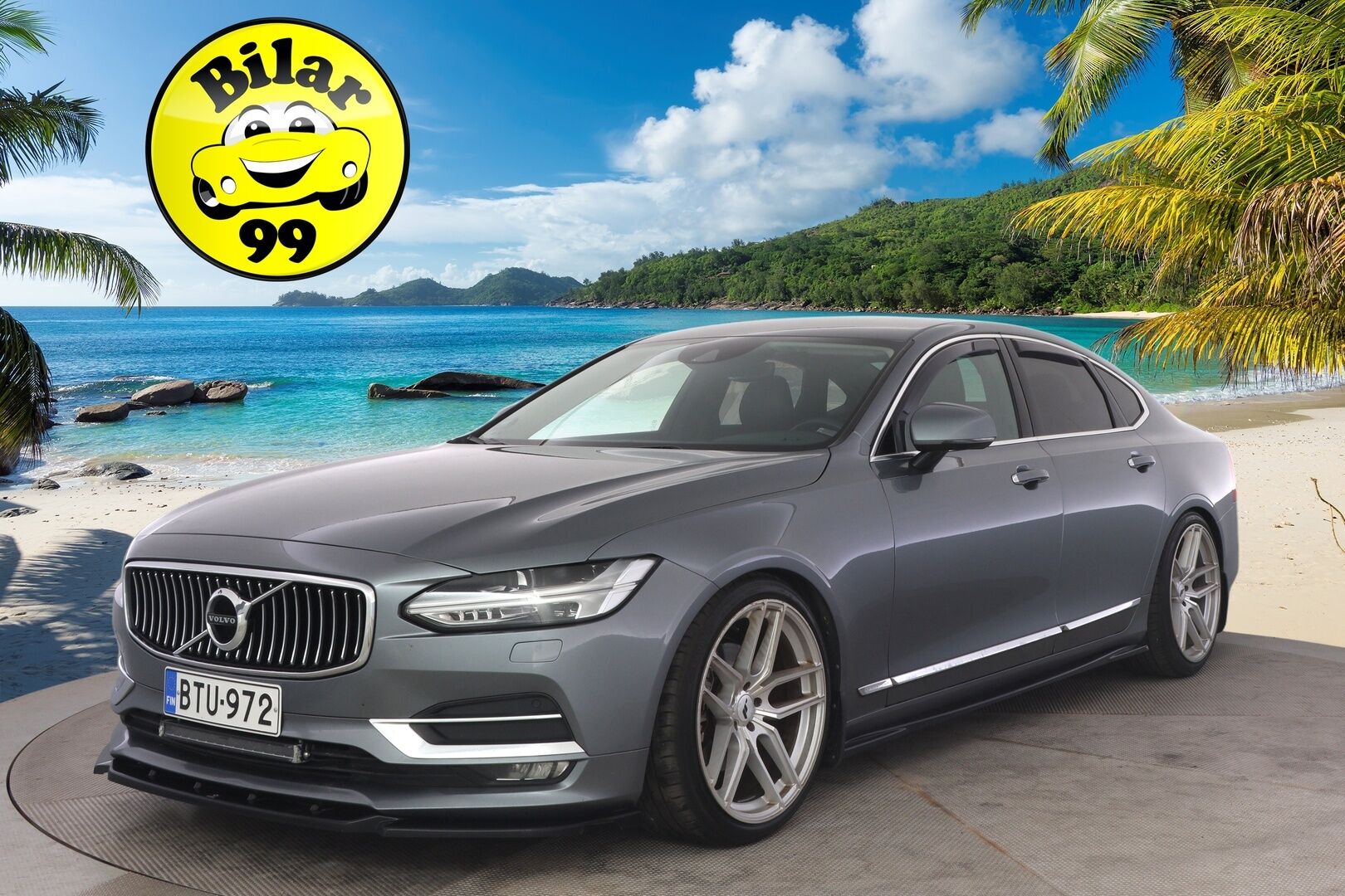 Volvo S90 2017 D4 Inscription aut *Näyttävä / Adapt. Vakkari / Webasto / Navi / Muistipenkit / Kaistavahti / 18&20" Vanteet!* - Komea yksilö / Särmä huoltohistoria / Sisäänajettu