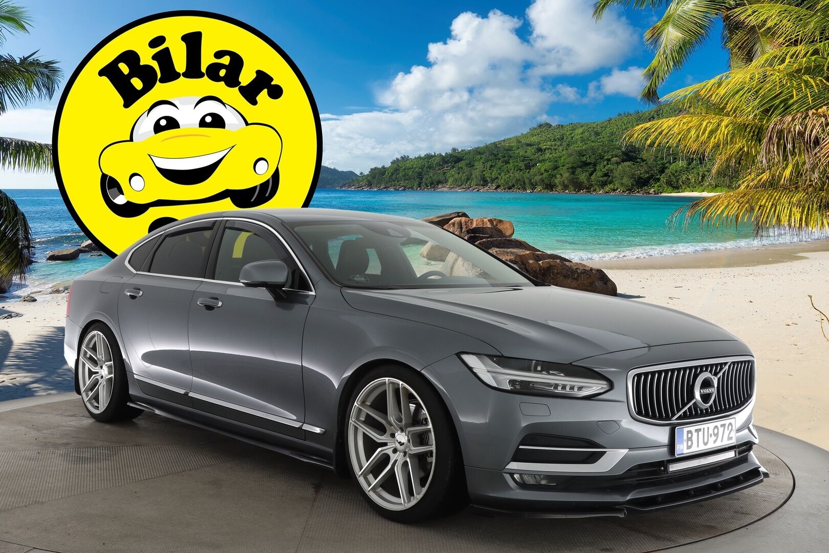 Volvo S90 2017 D4 Inscription aut *Näyttävä / Adapt. Vakkari / Webasto / Navi / Muistipenkit / Kaistavahti / 18&20" Vanteet!* - Komea yksilö / Särmä huoltohistoria / Sisäänajettu