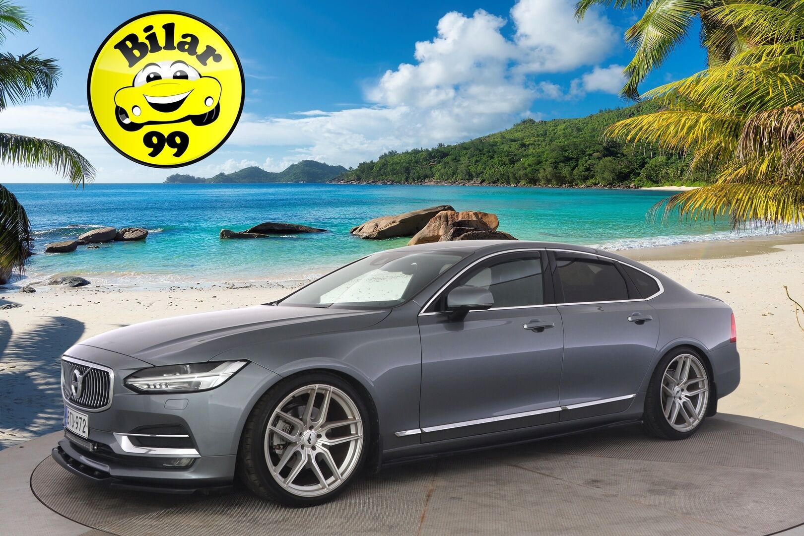 Volvo S90 2017 D4 Inscription aut *Näyttävä / Adapt. Vakkari / Webasto / Navi / Muistipenkit / Kaistavahti / 18&20" Vanteet!* - Komea yksilö / Särmä huoltohistoria / Sisäänajettu