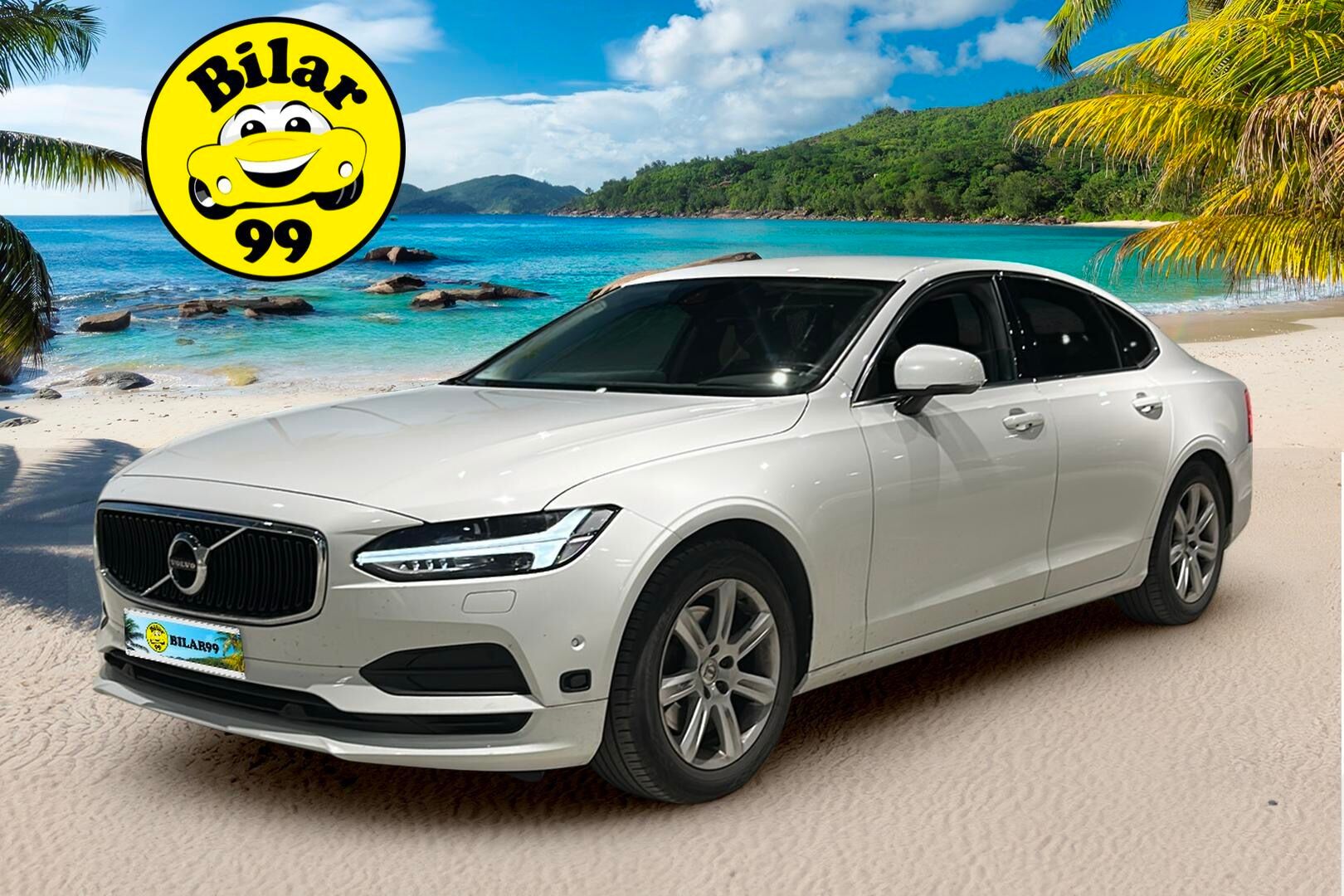 Volvo S90 2017 D4 Business aut / Adapt.Vakkari / Navi / Vetokoukku / P-Tutkat / Apple&Android / Keyless - 2-Omisteinen Suomi-Auto merkkiliikkeen huoltohistorialla!