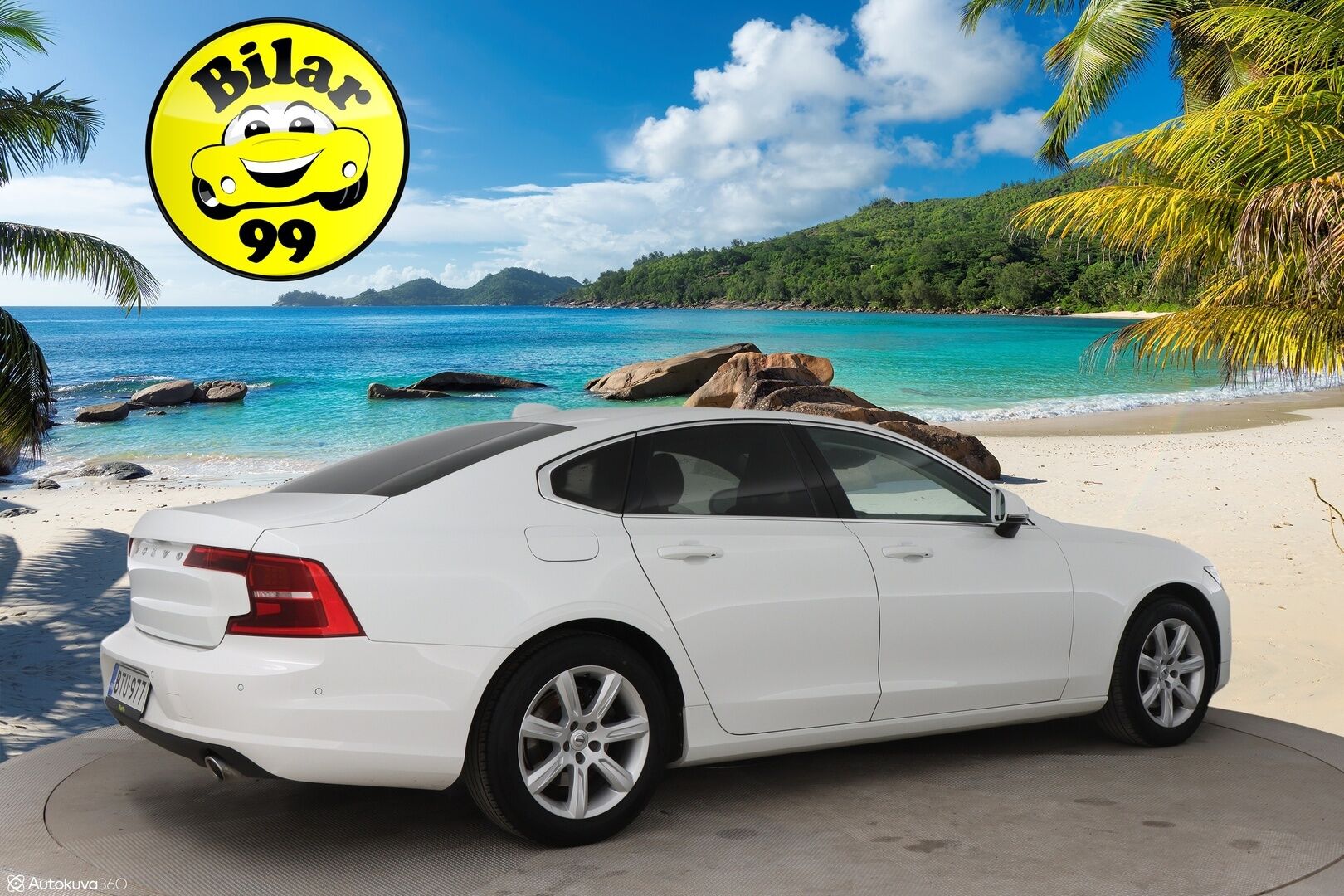 Volvo S90 2017 D4 Business aut / Adapt.Vakkari / Navi / PA-lisälämmitin / Vetokoukku / P-Tutkat / Keyless - 2-Omisteinen Suomi-Auto merkkiliikkeen huoltohistorialla!