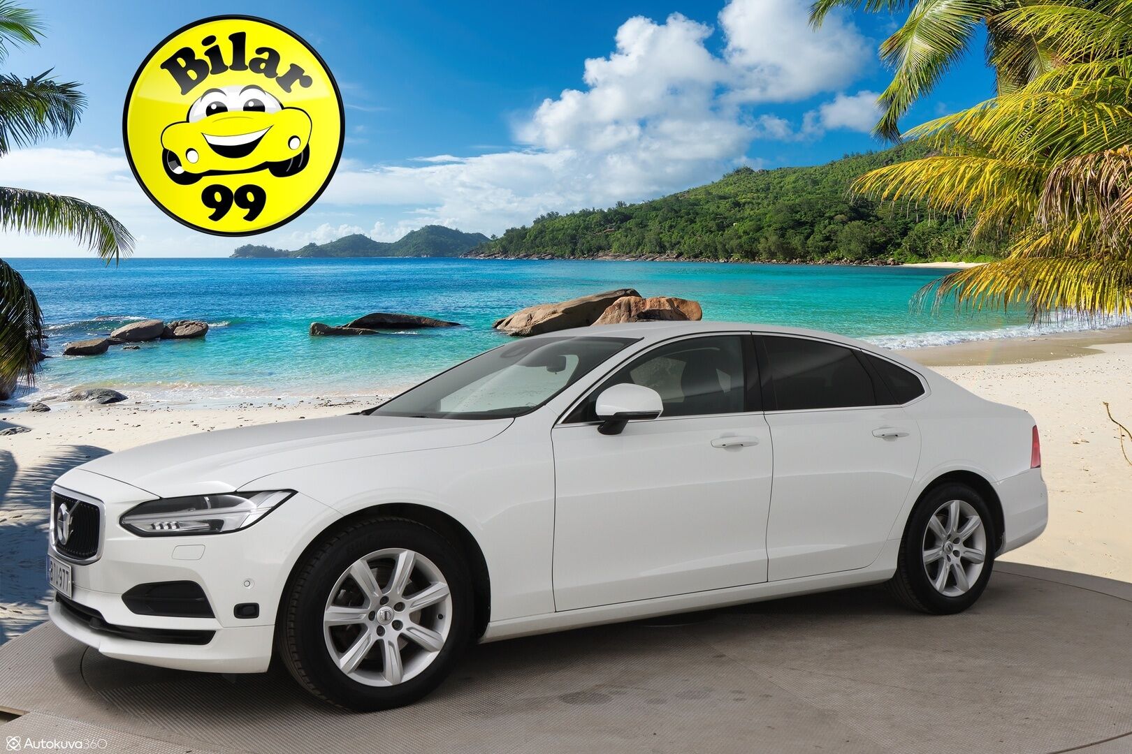 Volvo S90 2017 D4 Business aut / Adapt.Vakkari / Navi / PA-lisälämmitin / Vetokoukku / P-Tutkat / Keyless - 2-Omisteinen Suomi-Auto merkkiliikkeen huoltohistorialla!