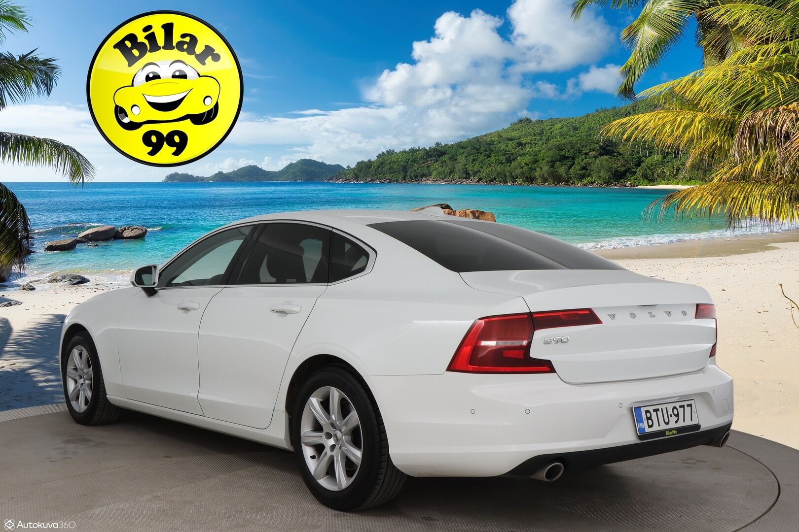 Volvo S90 2017 D4 Business aut / Adapt.Vakkari / Navi / PA-lisälämmitin / Vetokoukku / P-Tutkat / Keyless - 2-Omisteinen Suomi-Auto merkkiliikkeen huoltohistorialla!