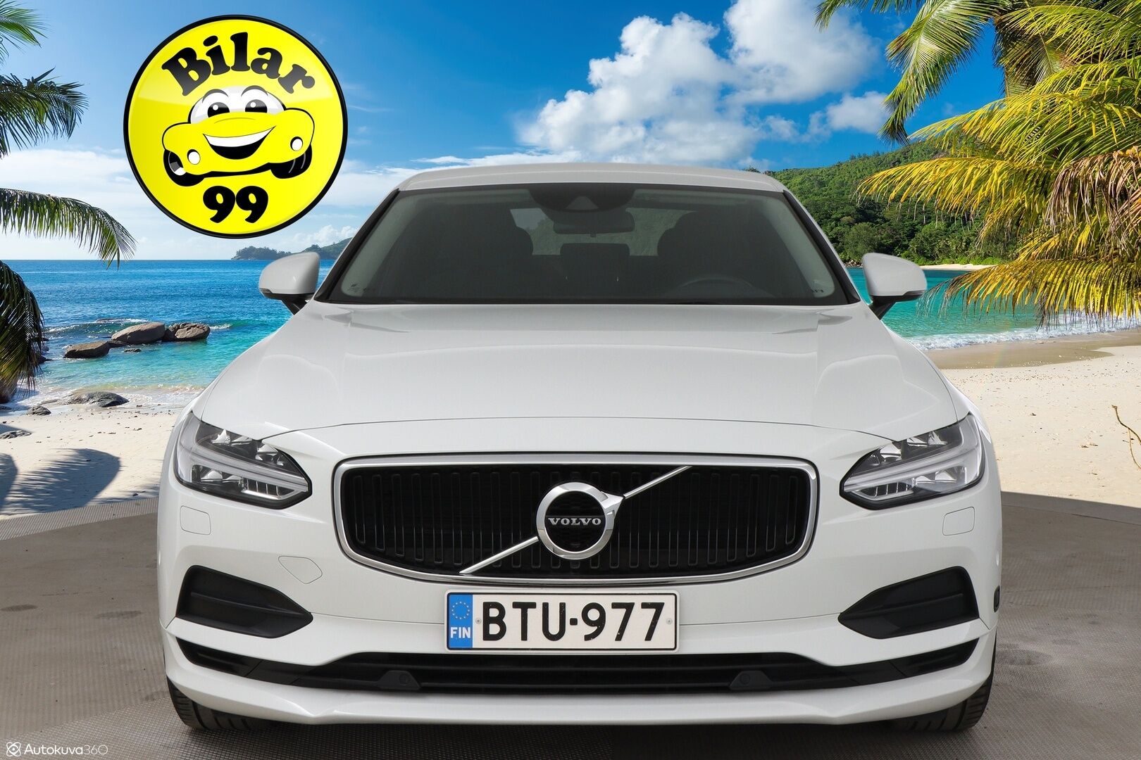 Volvo S90 2017 D4 Business aut / Adapt.Vakkari / Navi / PA-lisälämmitin / Vetokoukku / P-Tutkat / Keyless - 2-Omisteinen Suomi-Auto merkkiliikkeen huoltohistorialla!