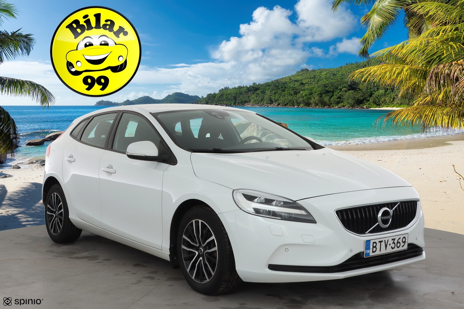 Volvo V40 2017 D2 Business aut * Webasto / P.Kamera / Full-LED / Vakkari / Bluetooth * - Suomi-auto / Merkkihuollot / Kahdet renkaat aluvanteilla - HULLUT AVAJAISHULINAT KORKOTARJOUS 3,29 %