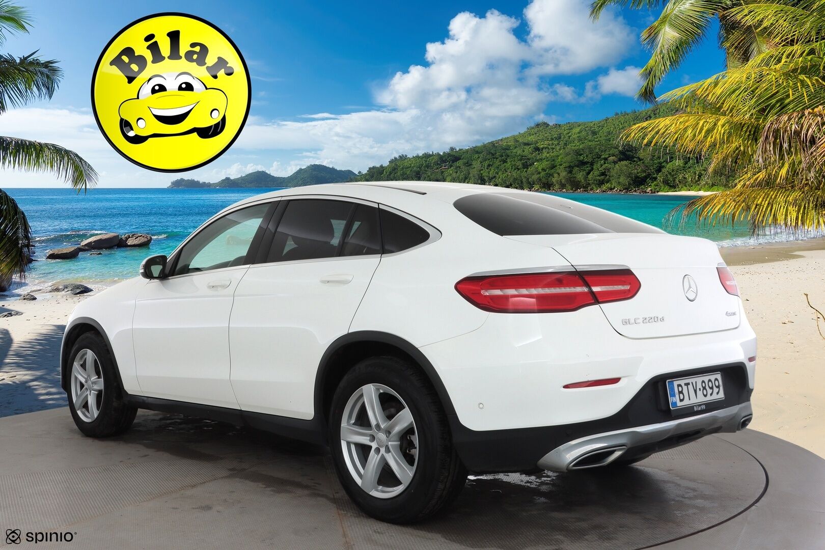 Mercedes-Benz GLC 2017 220 d Coupé 4Matic A Premium Business - | Distronic Pro | Webasto | Koukku | ILS-LED | Sporttinahat | P.kamera ja tutkat | Bluetooth | Hätäjarrutusavustin | 2x renkaat aluin | Suomiauto | 
