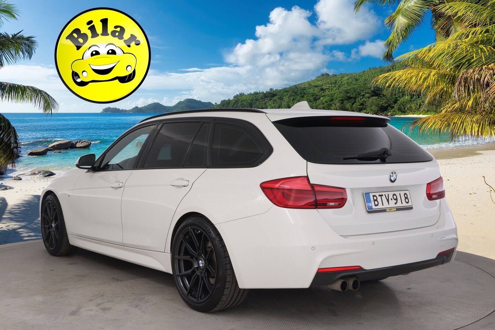 BMW 320 2017 F31 Touring 320i A Business LCI M-Sport Edition - Harman&Kardon | Panorama | Alcantara | Taittuva Koukku | B48 | Sportti penkit | Shadow Line