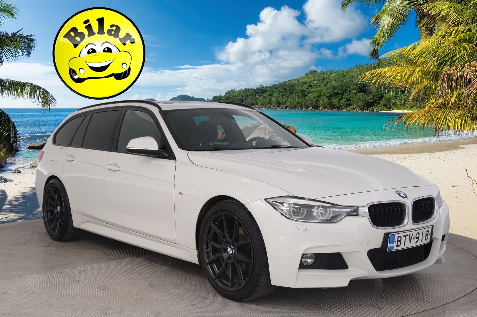 BMW 320 2017 F31 Touring 320i A Business LCI M-Sport Edition - Harman&Kardon | Panorama | Alcantara | Taittuva Koukku | B48 | Sportti penkit | Shadow Line