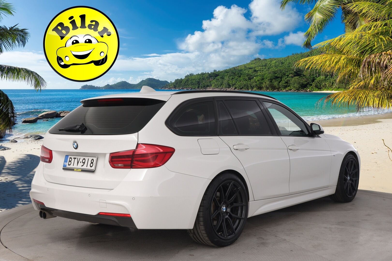 BMW 320 2017 F31 Touring 320i A Business LCI M-Sport Edition - Harman&Kardon | Panorama | Alcantara | Taittuva Koukku | B48 | Sportti penkit | Shadow Line