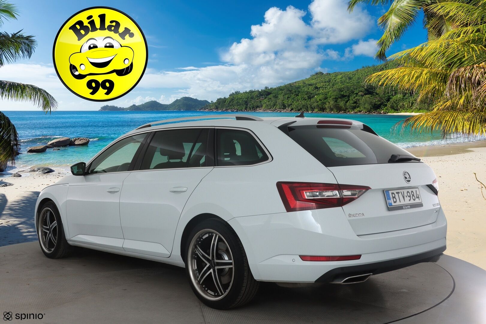 Skoda Superb 2017 Combi 2,0 TSI 280 4x4 L&K DSG *ACC / Webasto / Panorama / Muistipenkki / Ilmastoidut nahat / Navi / P.tutkat / Canton* - Suomi-auto / Kahdet renkaat aluvanteilla