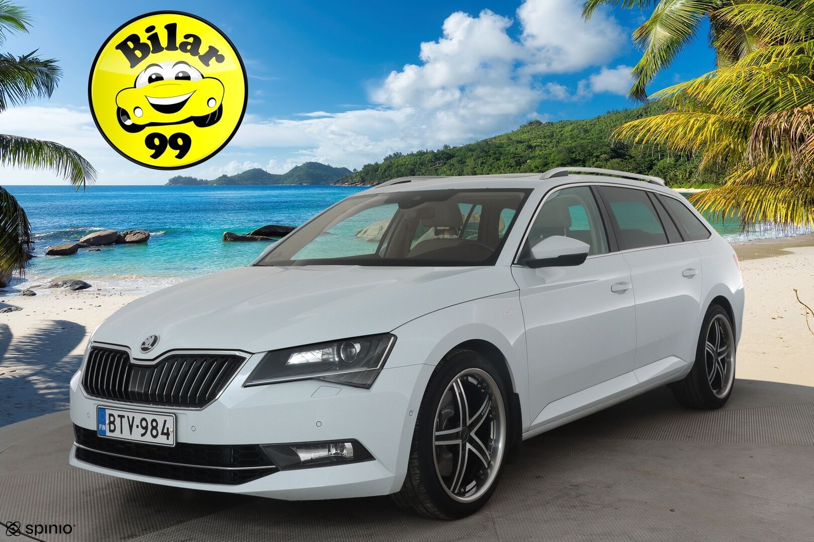 Skoda Superb 2017 Combi 2,0 TSI 280 4x4 L&K DSG *ACC / Webasto / Panorama / Muistipenkki / Ilmastoidut nahat / Navi / P.tutkat / Canton* - Suomi-auto / Kahdet renkaat aluvanteilla