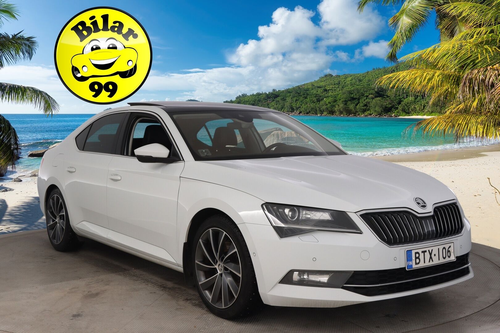 Skoda Superb 2017 1,8 TSI Elegance DSG Autom *Webasto / Lämmitettävä lasi / Kattolukku / ACC / Muistipenkki* - Juuri huollettu! / Canton äänentoisto & Navi / 2xrenkaat alumiinivantein!*