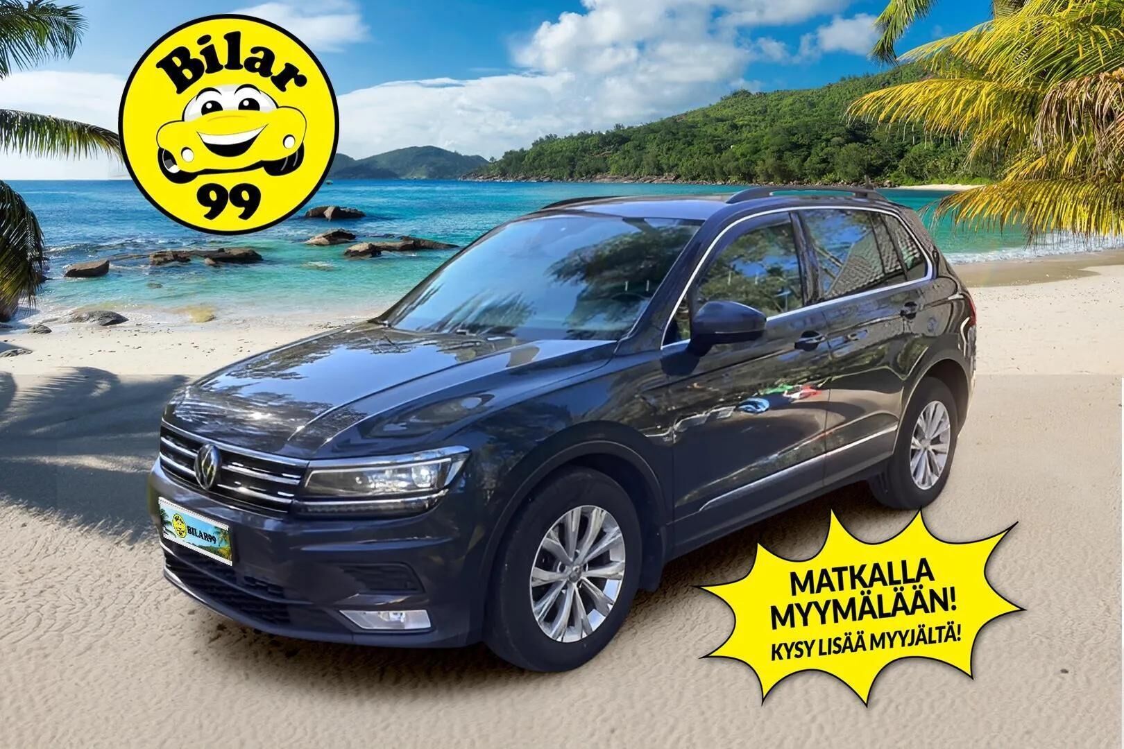 Volkswagen Tiguan 2017 Comfortline 2,0 TDI SCR 110 kW (150 hv) DSG-automaatti - | Webasto | ACC | Vetokoukku | P. Tutkat | CarPlay & AndroidAuto | 2x Renkaat | Suomi-auto |
