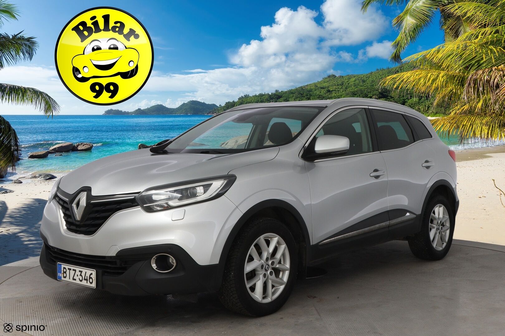 Renault Kadjar 2017 Energy TCe 130 Zen * Vakkari / Puolinahkasisusta / Lohkolämmitin / Digimittari / Peruutustutkat / 2x Renkaat - Juuri tullut Tampereelle!