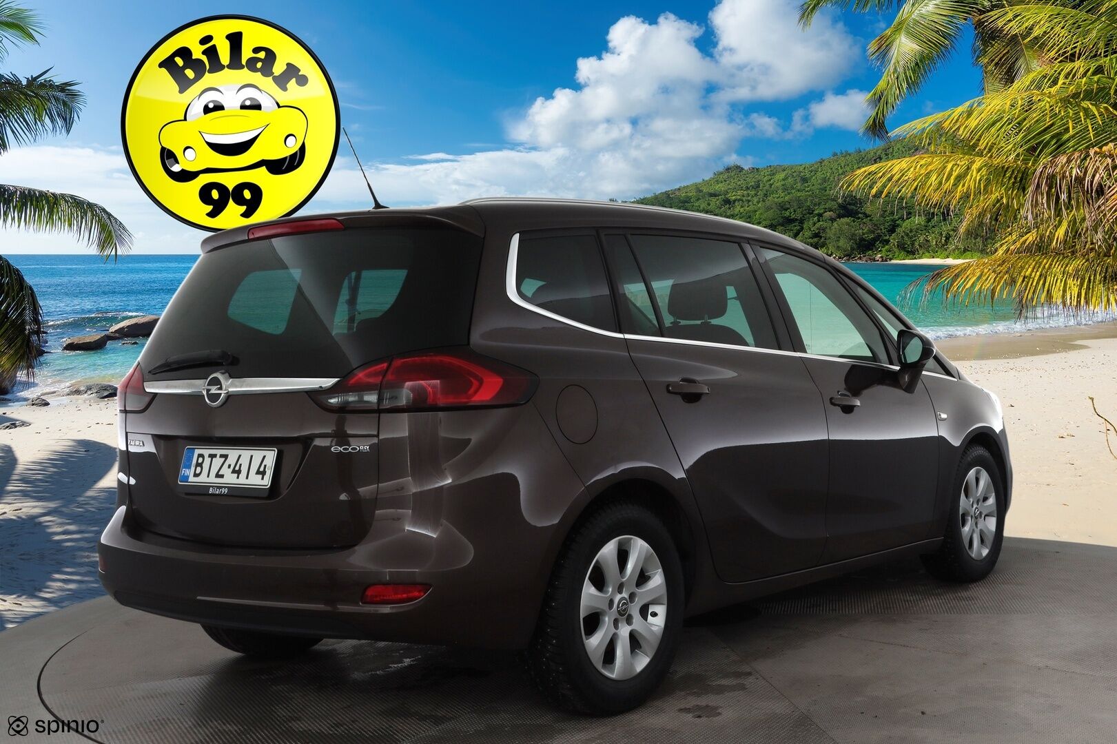 Opel Zafira 2018 Enjoy 1,4 Turbo ecoFLEX 103kW MT6 7-paik * Matrix-LED / P.kamera / Vakkari / Sportpenkit / Bluetooth / Ratinlämmitys * - Suomi-auto / Kahdet renkaat - Osta nyt, maksa vasta ensi vuonna