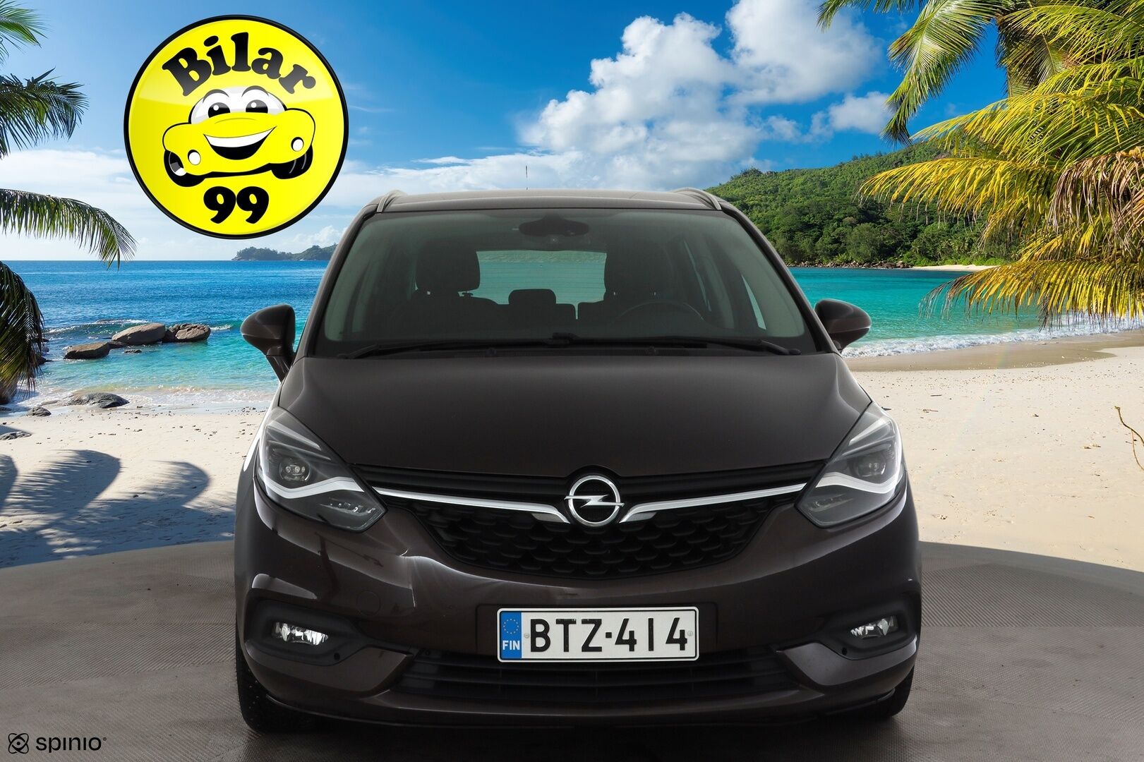 Opel Zafira 2018 Enjoy 1,4 Turbo ecoFLEX 103kW MT6 7-paik * Matrix-LED / P.kamera / Vakkari / Sportpenkit / Bluetooth / Ratinlämmitys * - Suomi-auto / Kahdet renkaat - Osta nyt, maksa vasta ensi vuonna