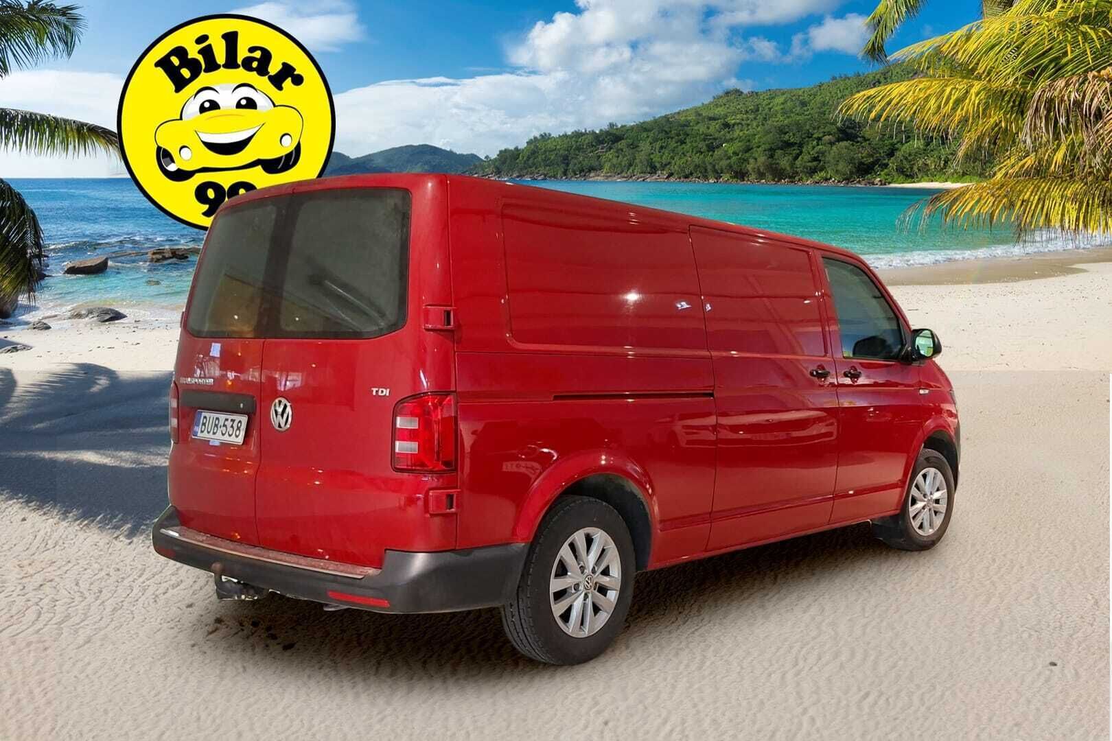 Volkswagen Transporter 2017 Pitkä 2,0 TDI 84 kW 3000kg PRO **Webasto / Koukku / Vakkari / Pariovet** - Webasto / Vakkari / Koukku
