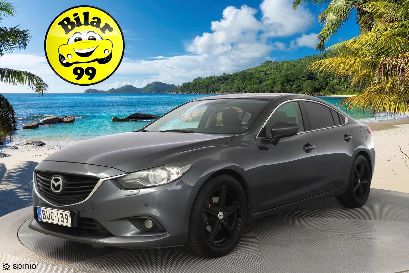 Mazda 6 2013 Sedan SkyActiv-G Premium 6AT *Kamera / Tutkat / Cruise* - Huollettu 199tkm / Juuri katsastettu /  Kahdet hyvät renkaat vanteilla