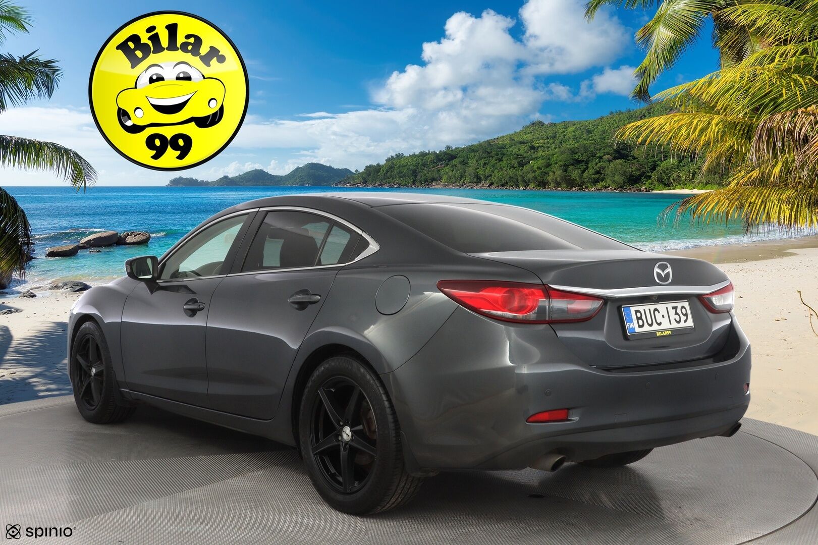 Mazda 6 2013 Sedan SkyActiv-G Premium 6AT *Kamera / Tutkat / Cruise* - Huollettu 199tkm / Juuri katsastettu /  Kahdet hyvät renkaat vanteilla