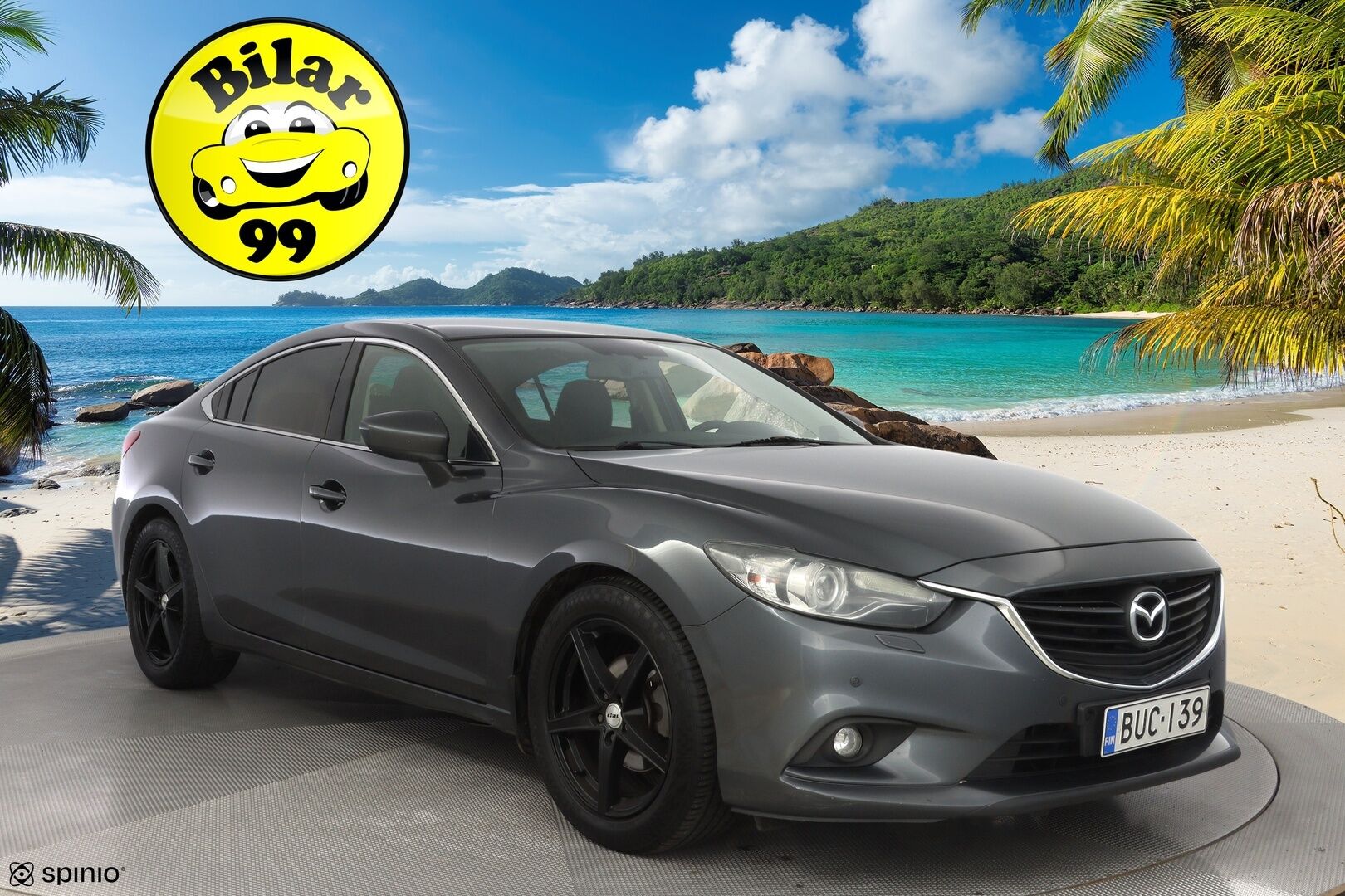 Mazda 6 2013 Sedan SkyActiv-G Premium 6AT *Kamera / Tutkat / Cruise* - Huollettu 199tkm / Juuri katsastettu /  Kahdet hyvät renkaat vanteilla