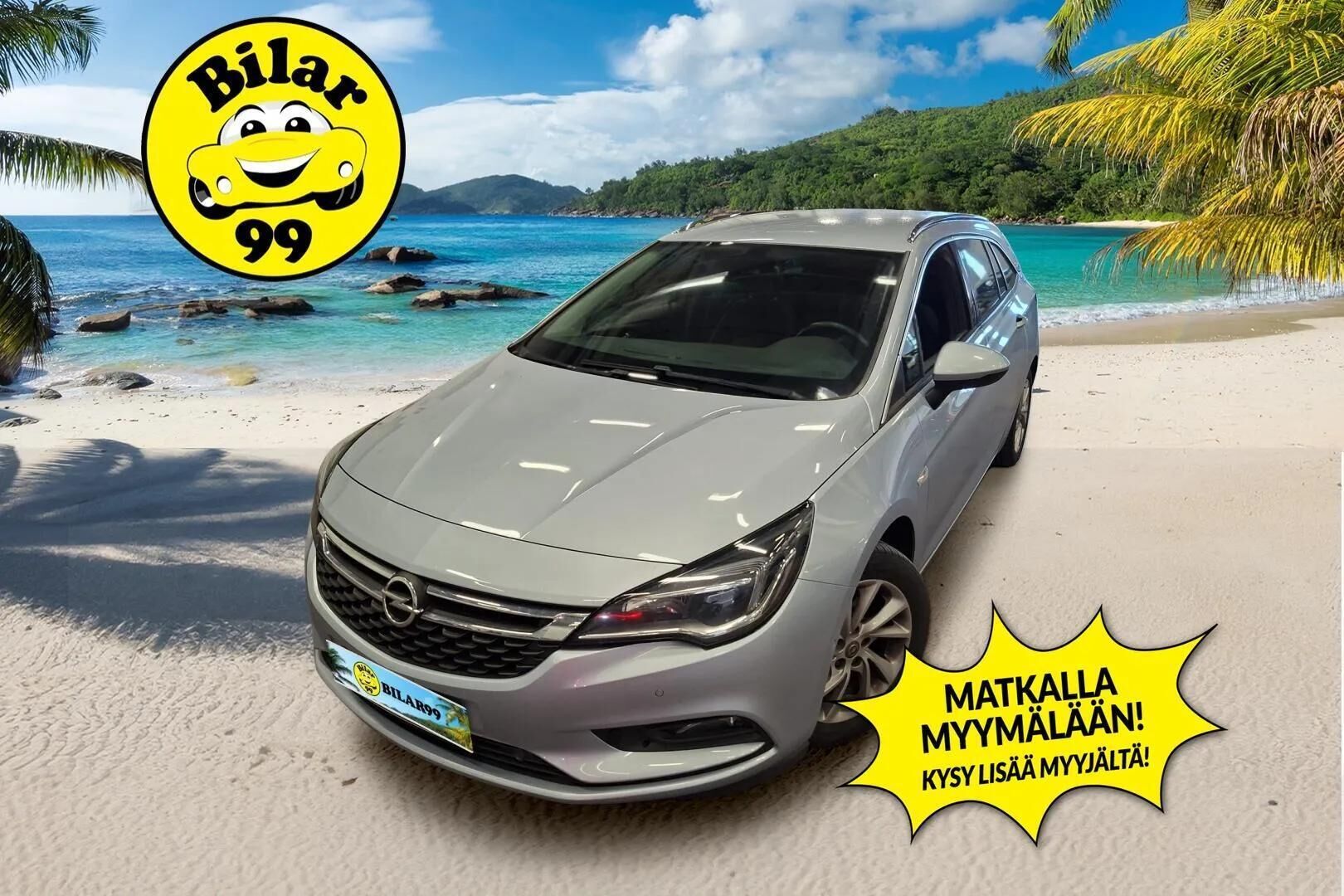 Opel Astra 2017 Sports Tourer Innovation 1,0 Turbo Start/Stop 77kW ECT5 - | Suomi-auto | Merkkihuollettu | Lohko ja sisäpistoke | Keyless | P.Kamera | Lämmitettävä ohjauspyörä | AppleCarPlay | 2X Renkaat & Aluvanteet |