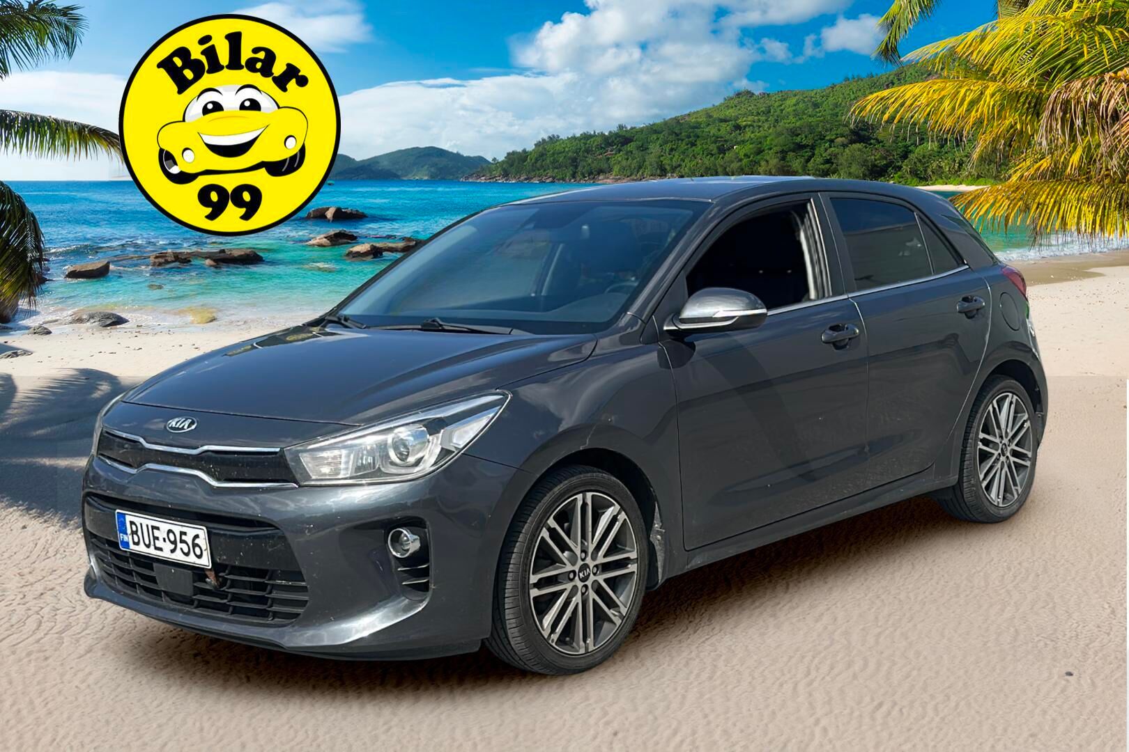 Kia Rio 2017 1,0 T-GDI ISG 120hv TX EcoDynamics / P-Kamera / Lohko + sis pistoke / Suomi-Auto / Navi / Apple & Android - Juuri katsastettu! / Erinomaiset Huollot / Keyless / Kaistavahti