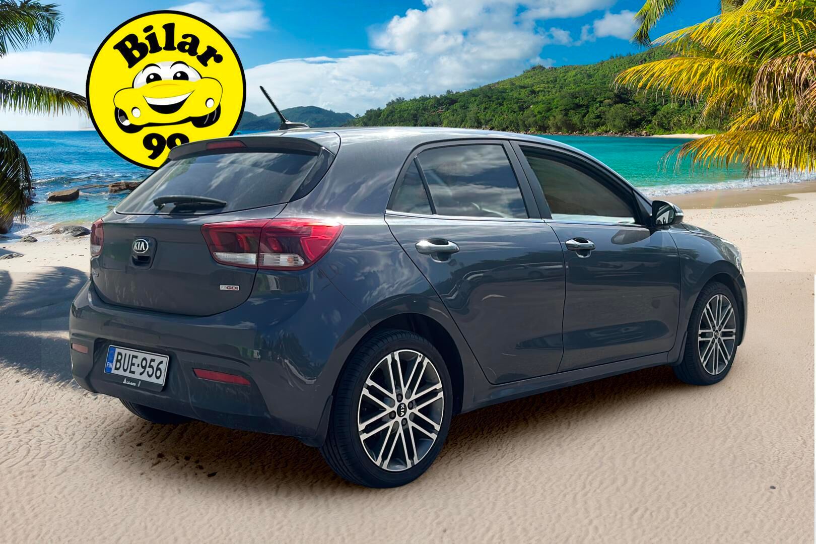 Kia Rio 2017 1,0 T-GDI ISG 120hv TX EcoDynamics / P-Kamera / Lohko + sis pistoke / Suomi-Auto / Navi / Apple & Android - Juuri katsastettu! / Erinomaiset Huollot / Keyless / Kaistavahti