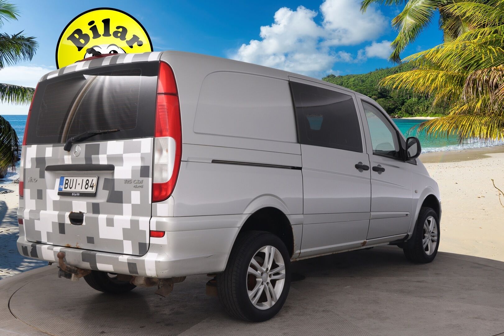 Mercedes-Benz Vito 2007 115 CDI 4x4 - P-kamera | Penkinlämmittimet | Juuri katsastettu
