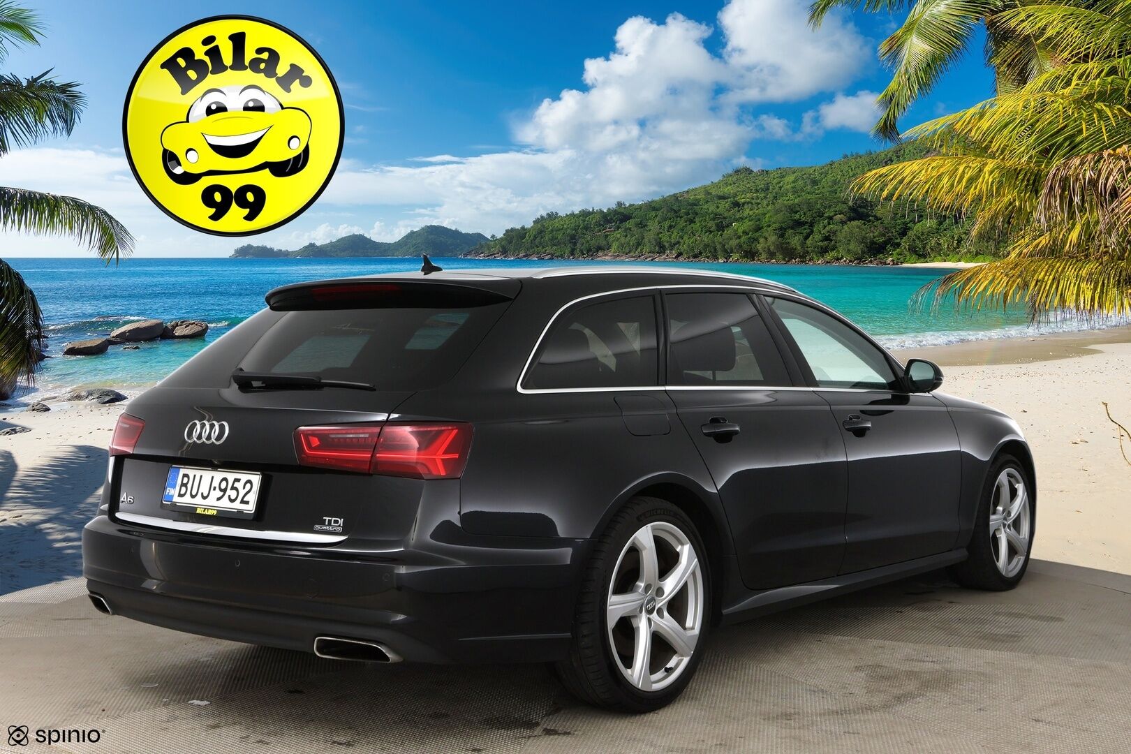 Audi A6 2015 Avant Business Sport 3,0 V6 TDI 160 kW quattro S tronic / LED / Sporttipenkit / P-kamera / Vetokoukku - Merkkihuolettu / P. Tutkat