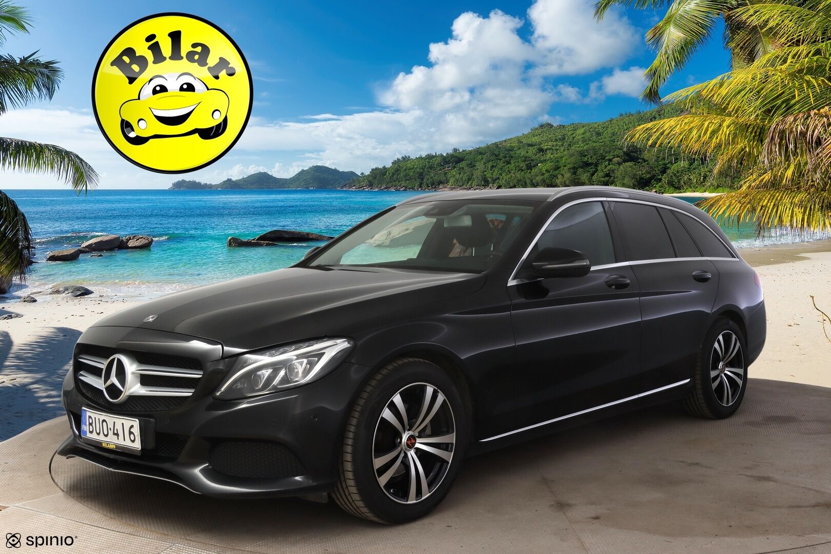 Mercedes-Benz C 2017 180 d T A Premium Business - | Suomi-auto | ILS | Sport-penkit | Tutkat edessä ja takana | Vakkari | Huollettu  116tkm 2/2026 |
