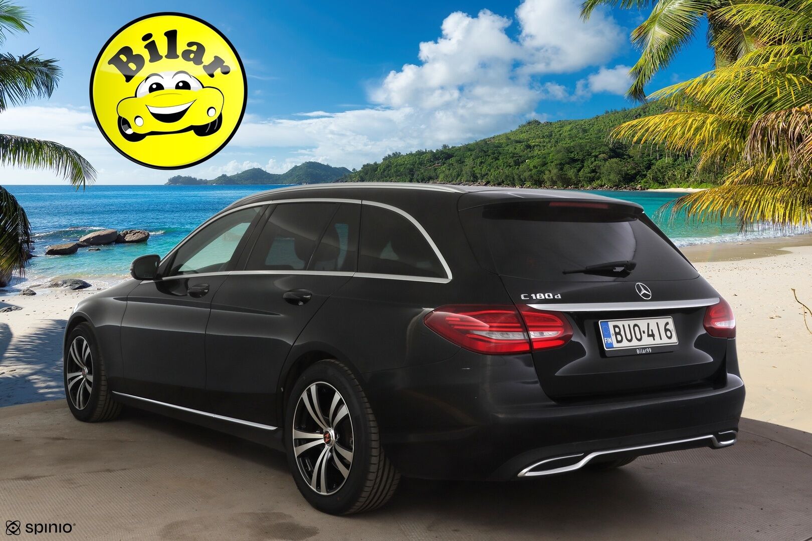Mercedes-Benz C 2017 180 d T A Premium Business - | Suomi-auto | ILS | Sport-penkit | Tutkat edessä ja takana | Vakkari | Huollettu  116tkm 2/2026 |