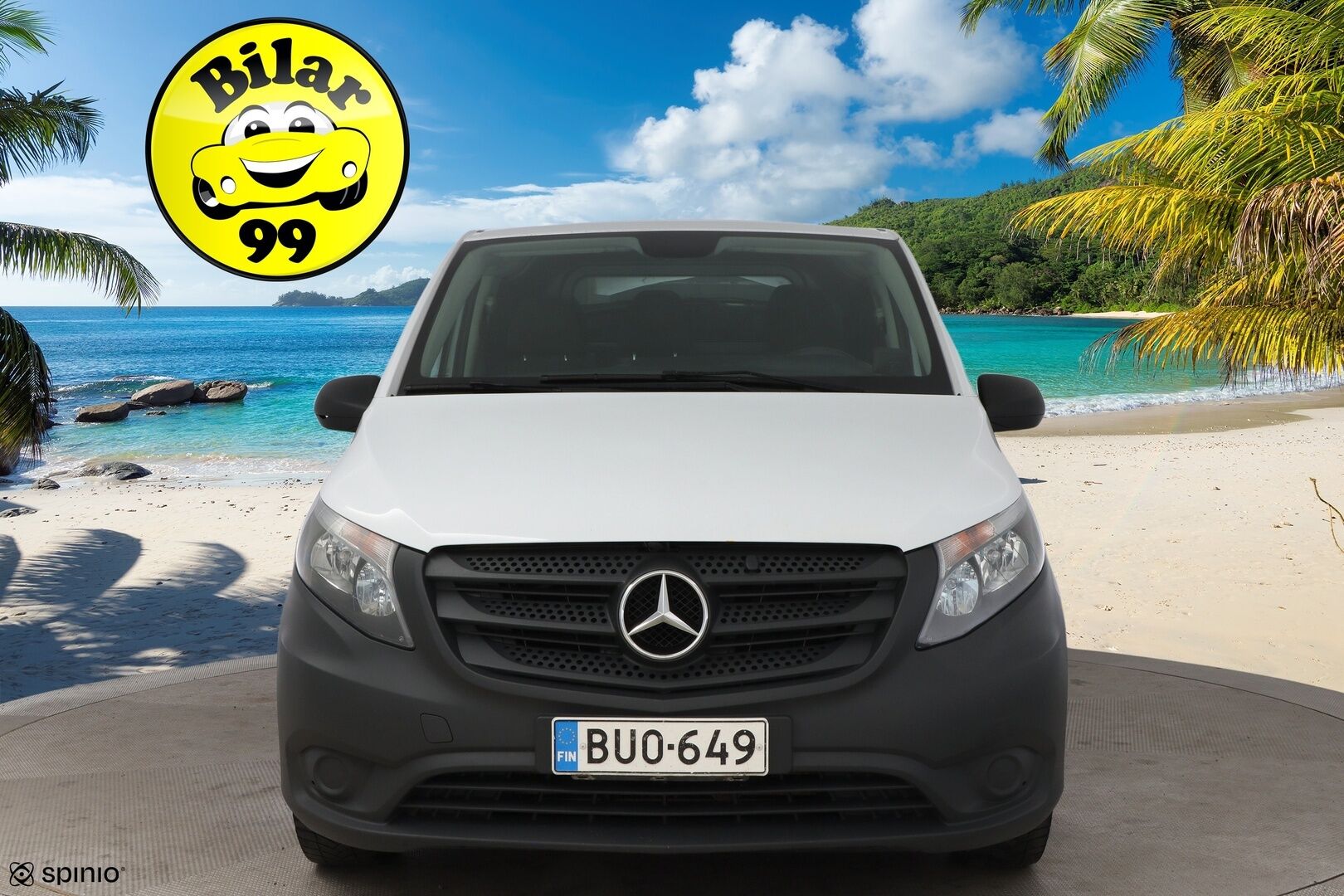 Mercedes-Benz Vito 2017 114CDI-3,05/32K keskipitkä A2 - Suomiauto / Webasto / Vetokoukku / Sortimo Hyllyköt / Invertteri / Peruutuskamera / Lohko & Sisäpistoke / Juuri tullut Tampereelle!