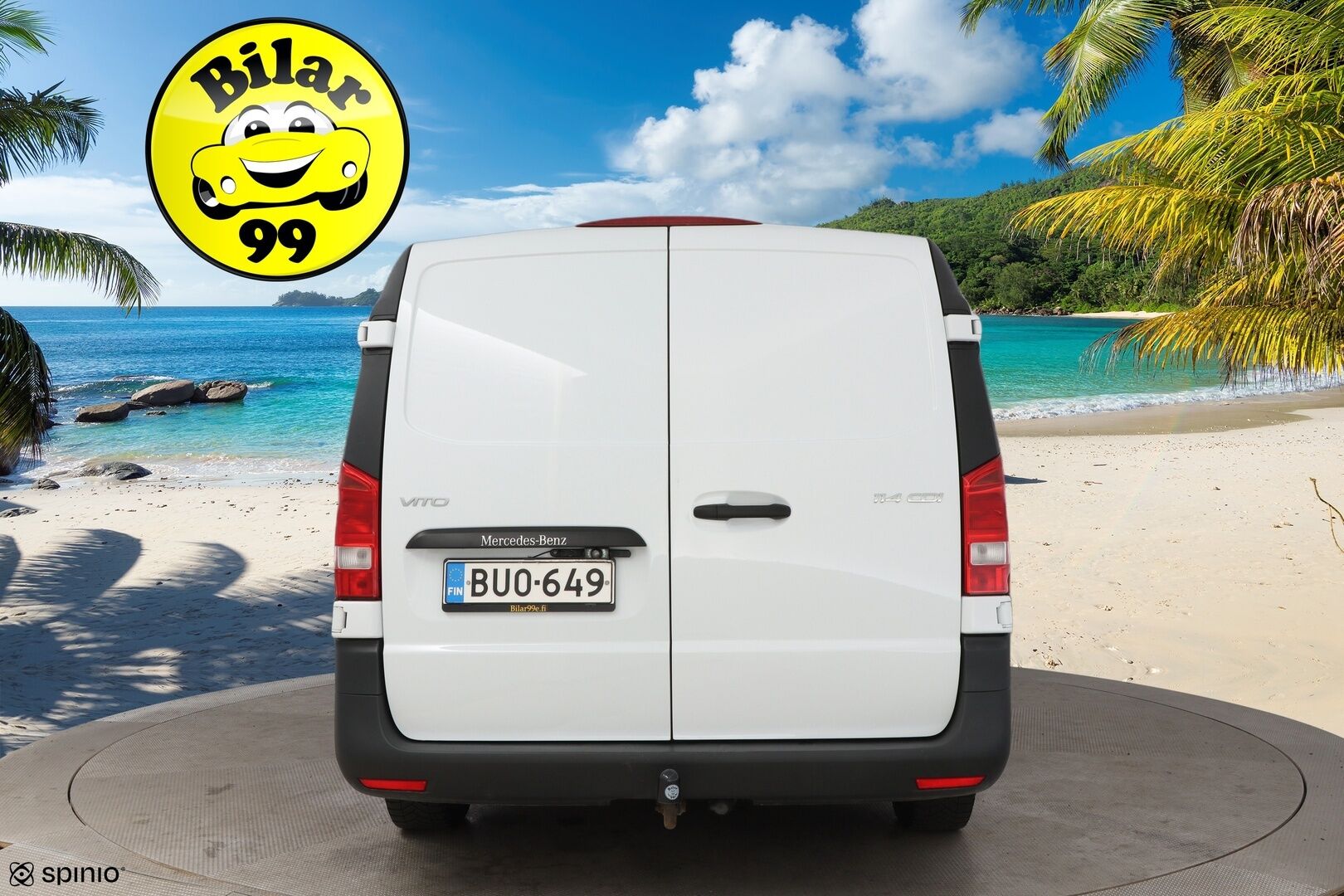 Mercedes-Benz Vito 2017 114CDI-3,05/32K keskipitkä A2 - Suomiauto / Webasto / Vetokoukku / Sortimo Hyllyköt / Invertteri / Peruutuskamera / Lohko & Sisäpistoke / Juuri tullut Tampereelle!