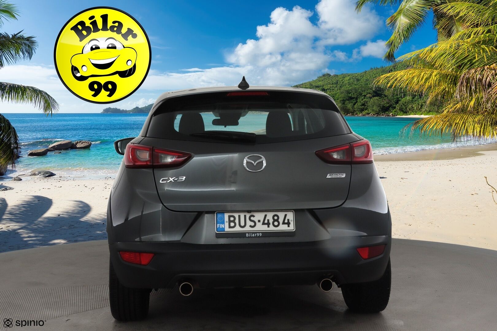 Mazda CX-3 2017 2,0 (120 hv) SKYACTIV-G Premium 6AT EN1 * Suomi-auto / Vakkari / P.kamera / Navi * - Kahdet renkaat aluvanteilla