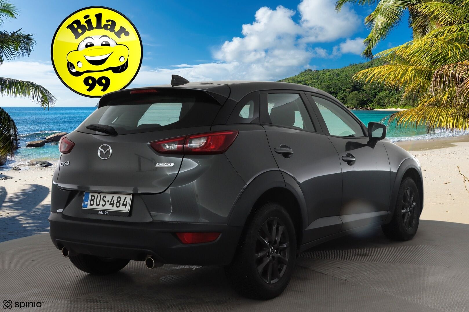 Mazda CX-3 2017 2,0 (120 hv) SKYACTIV-G Premium 6AT EN1 * Suomi-auto / Vakkari / P.kamera / Navi * - Kahdet renkaat aluvanteilla
