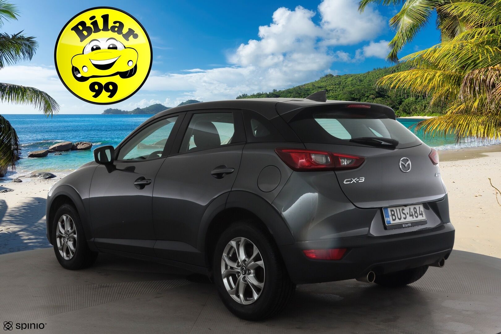 Mazda CX-3 2017 2,0 (120 hv) SKYACTIV-G Premium 6AT EN1 * Suomi-auto / Vakkari / P.kamera / Navi * - Kahdet renkaat aluvanteilla - HULLUT VÄLIPÄIVÄT KORKOTARJOUS 2,49%