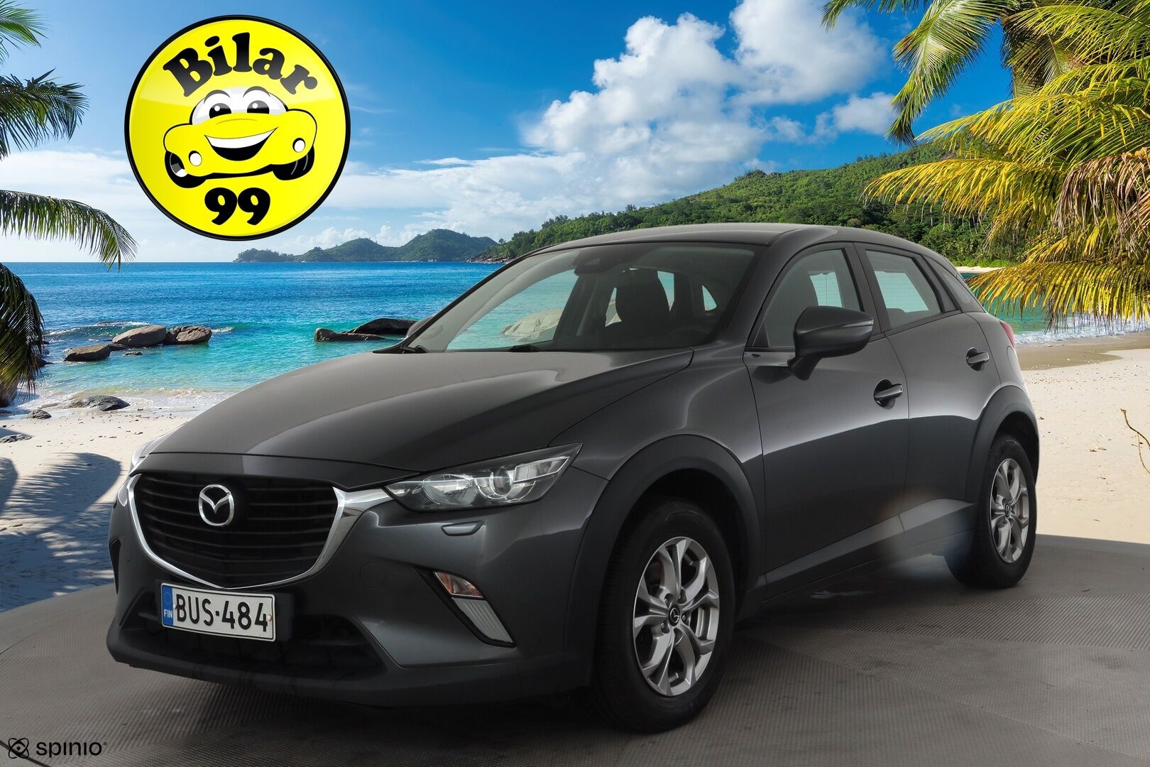 Mazda CX-3 2017 2,0 (120 hv) SKYACTIV-G Premium 6AT EN1 * Suomi-auto / Vakkari / P.kamera / Navi * - Kahdet renkaat aluvanteilla - HULLUT VÄLIPÄIVÄT KORKOTARJOUS 2,49%