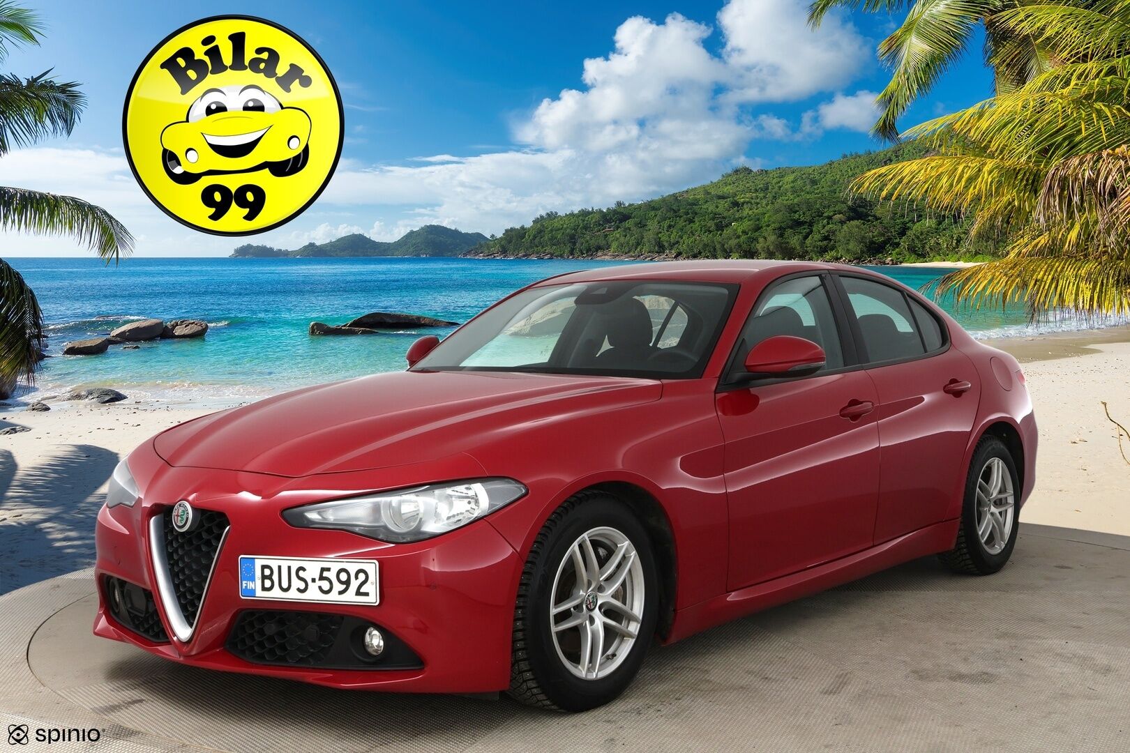 Alfa Romeo Giulia 2017 2,2 Diesel 150hp MT6 / Suomiauto / Lohko & Sisäpistoke / Vakkari / Peruutustutkat - Kahdet renkaat aluvantein / Juuri huollettu / Jakopää tehty 05/2025! - Osta nyt, maksa vasta ensi vuonna