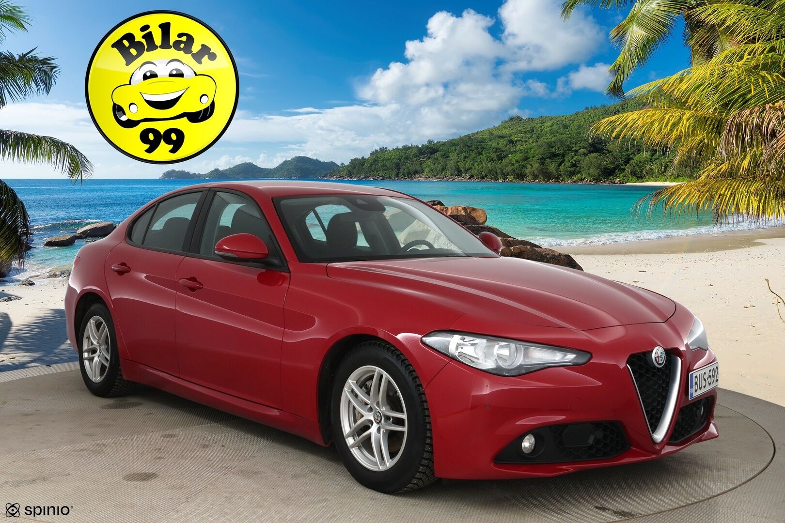 Alfa Romeo Giulia 2017 2,2 Diesel 150hp MT6 / Suomiauto / Lohko & Sisäpistoke / Vakkari / Peruutustutkat - Kahdet renkaat aluvantein / Juuri huollettu / Jakopää tehty 05/2025! - Osta nyt, maksa vasta ensi vuonna