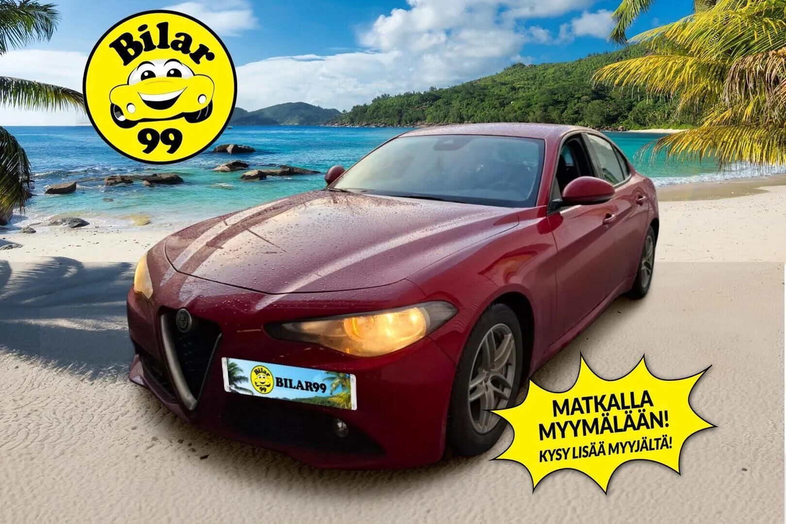 Alfa Romeo Giulia 2017 2,2 Diesel 150hp MT6 / Suomiauto / Lohko & Sisäpistoke / Vakkari / Peruutustutkat - Kahdet renkaat aluvantein / Juuri huollettu / Jakopää tehty 05/2025! - Osta nyt, maksa vasta ensi vuonna