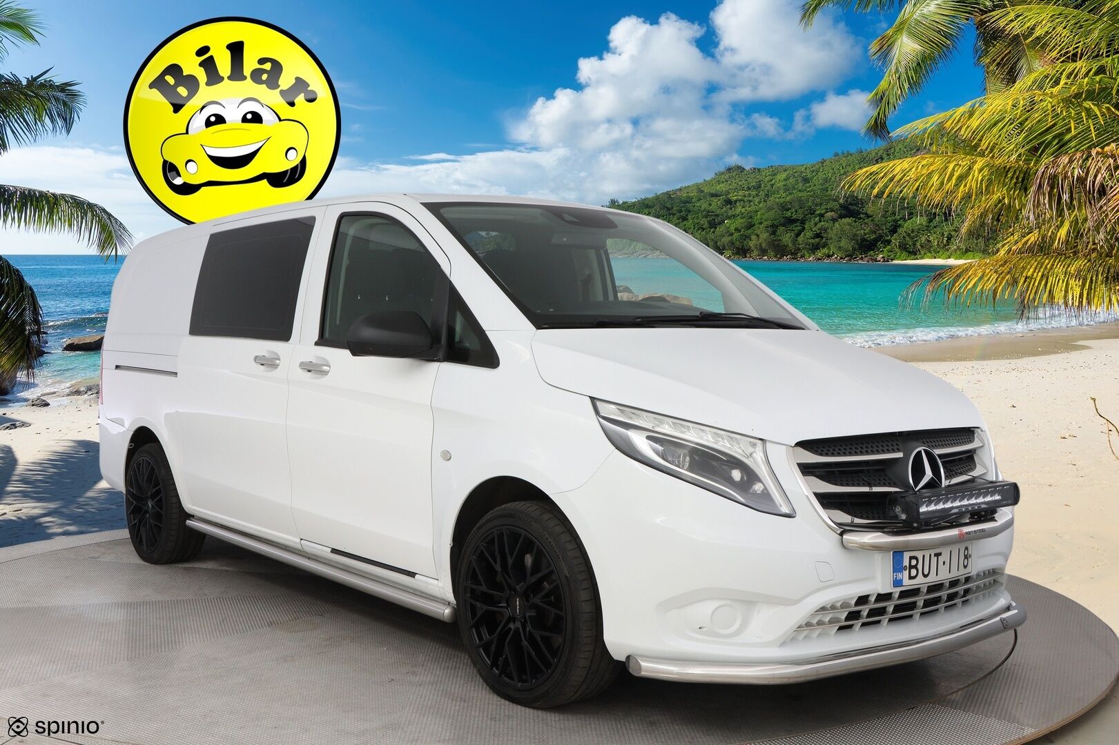 Mercedes-Benz Vito 2018 116CDI 4x4-3,05/32K keskipitkä A2 A Winter - Suomiauto | Webasto | Koukku | ILS LED | Peruutuskamera | Vakkari | Karjarauta | Näyttävä yksilö | Juuri tullut Tampereelle!