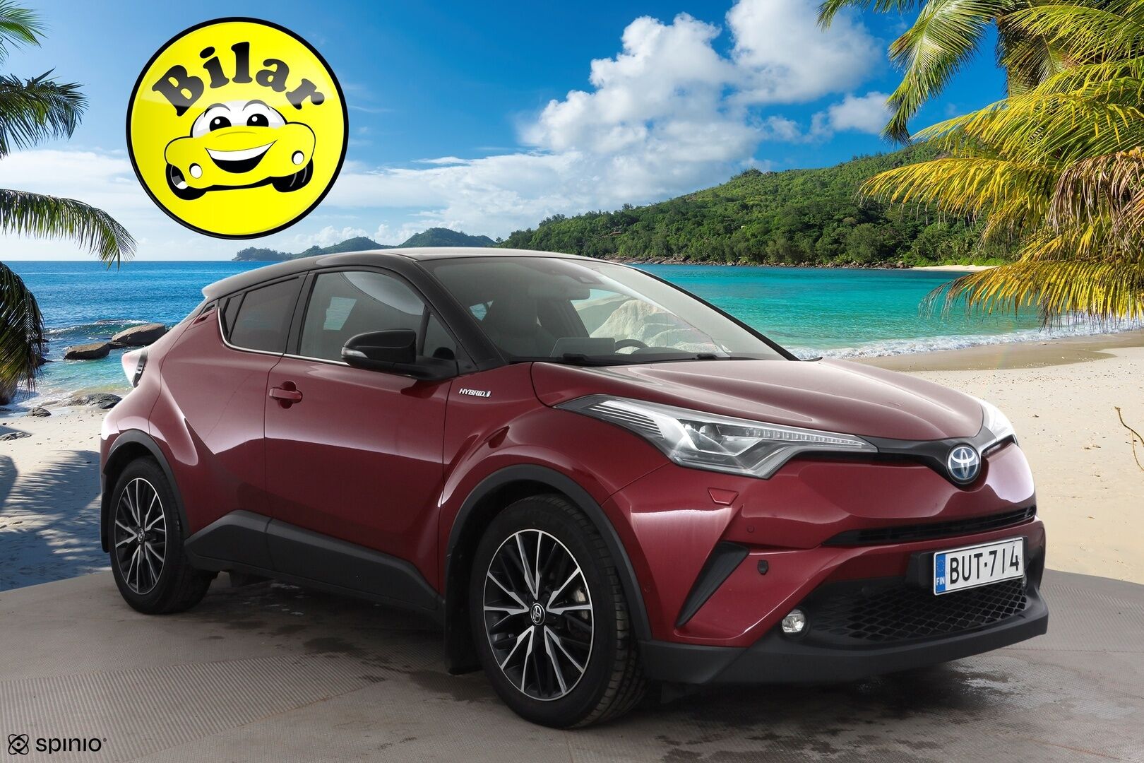 Toyota C-HR 2018 1,8 Hybrid Intense - | Vakkari | lohko | LED | Koukku | JBL | P.kamera | Nahat | Ratinlämmitys | Apple&Android | Suomi-auto | Kahdet Renkaat |