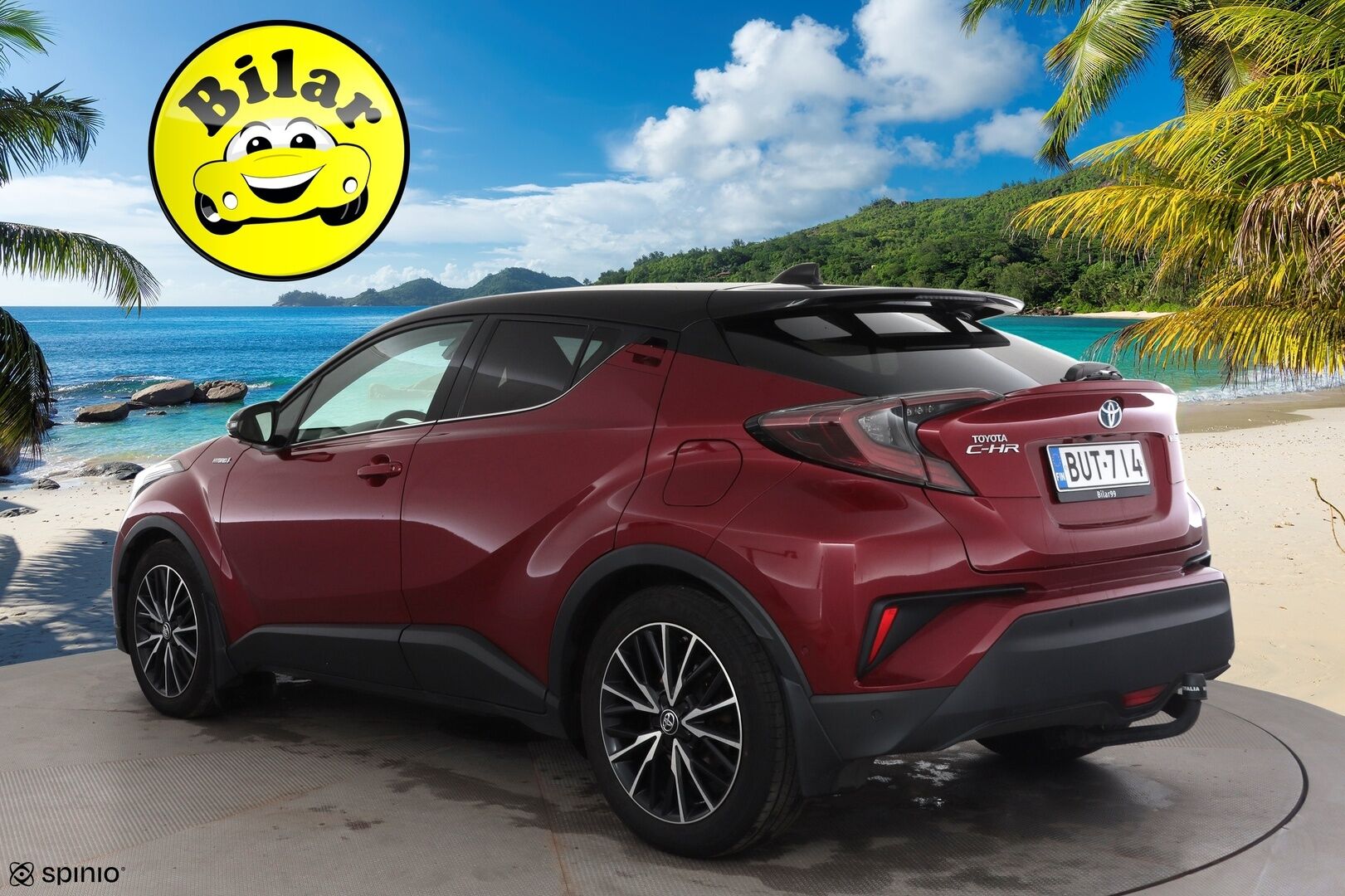 Toyota C-HR 2018 1,8 Hybrid Intense - | Vakkari | lohko | LED | Koukku | JBL | P.kamera | Nahat | Ratinlämmitys | Apple&Android | Suomi-auto | Kahdet Renkaat |