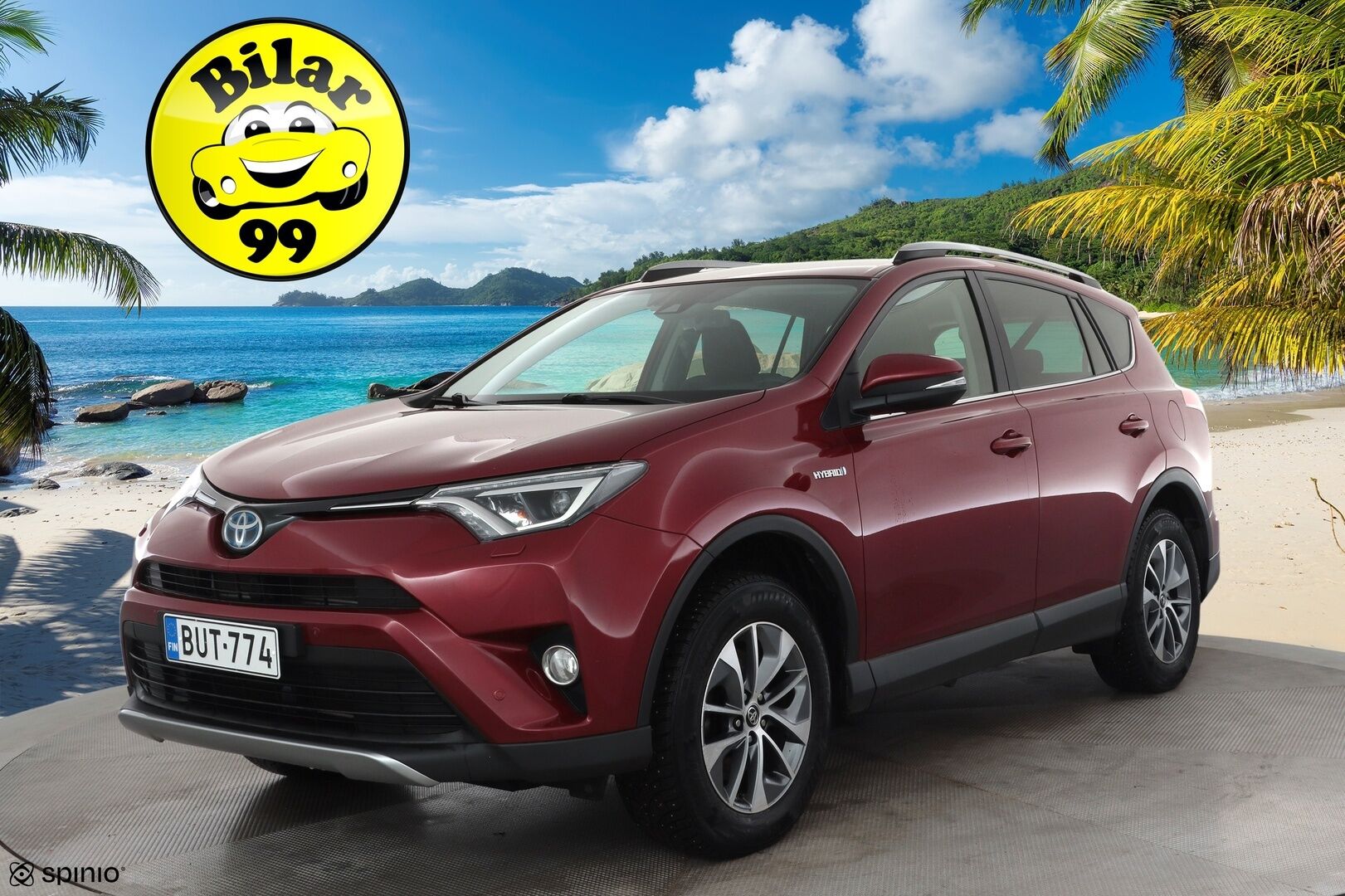Toyota RAV4 2018 2,5 Hybrid AWD Hybrid Edition * ACC / LED / P.Kamera / Koukku / Navi / Kaistavahti / Keyless * - Suomi-auto / Kahdet renkaat aluvanteilla / Merkkihuollot