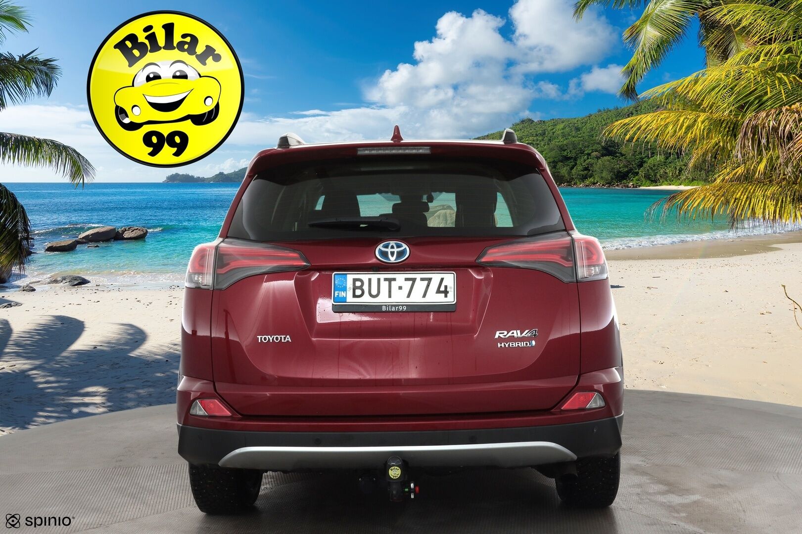 Toyota RAV4 2018 2,5 Hybrid AWD Hybrid Edition * ACC / LED / P.Kamera / Koukku / Navi / Kaistavahti / Keyless * - Suomi-auto / Kahdet renkaat aluvanteilla / Merkkihuollot