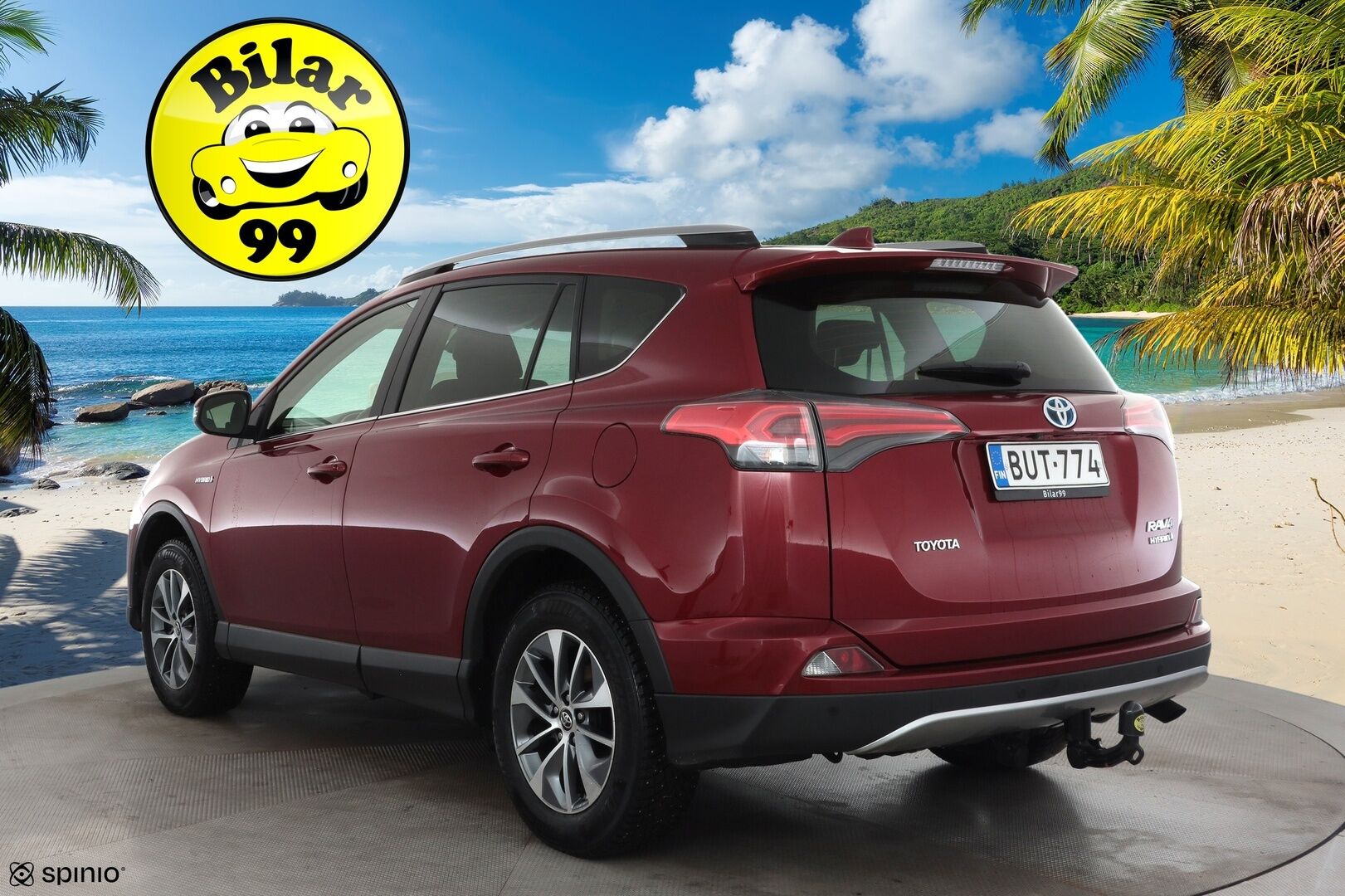 Toyota RAV4 2018 2,5 Hybrid AWD Hybrid Edition * ACC / LED / P.Kamera / Koukku / Navi / Kaistavahti / Keyless * - Suomi-auto / Kahdet renkaat aluvanteilla / Merkkihuollot