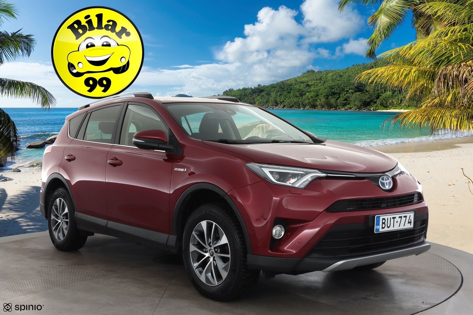Toyota RAV4 2018 2,5 Hybrid AWD Hybrid Edition * ACC / LED / P.Kamera / Koukku / Navi / Kaistavahti / Keyless * - Suomi-auto / Kahdet renkaat aluvanteilla / Merkkihuollot