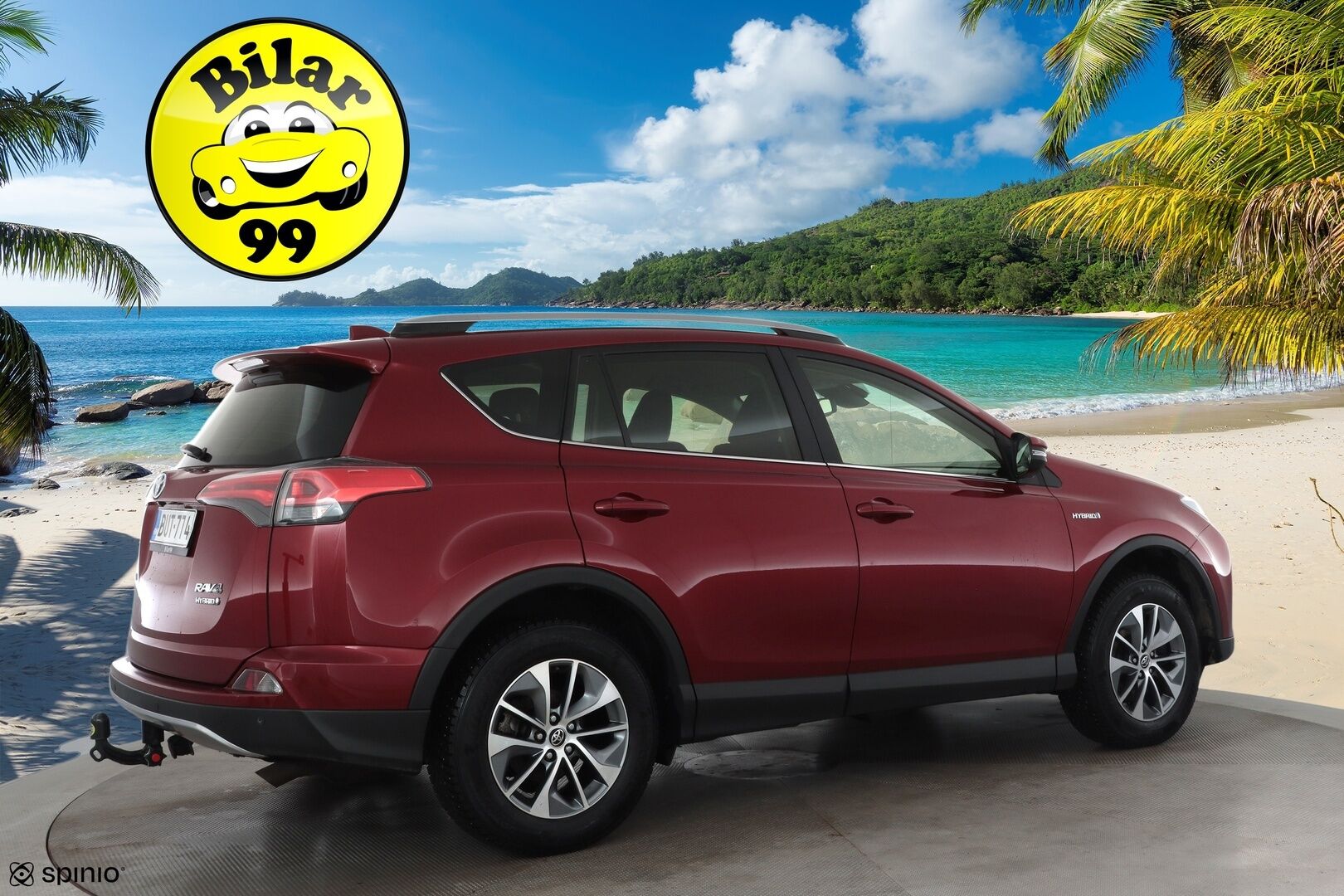 Toyota RAV4 2018 2,5 Hybrid AWD Hybrid Edition * ACC / LED / P.Kamera / Koukku / Navi / Kaistavahti / Keyless * - Suomi-auto / Kahdet renkaat aluvanteilla / Merkkihuollot